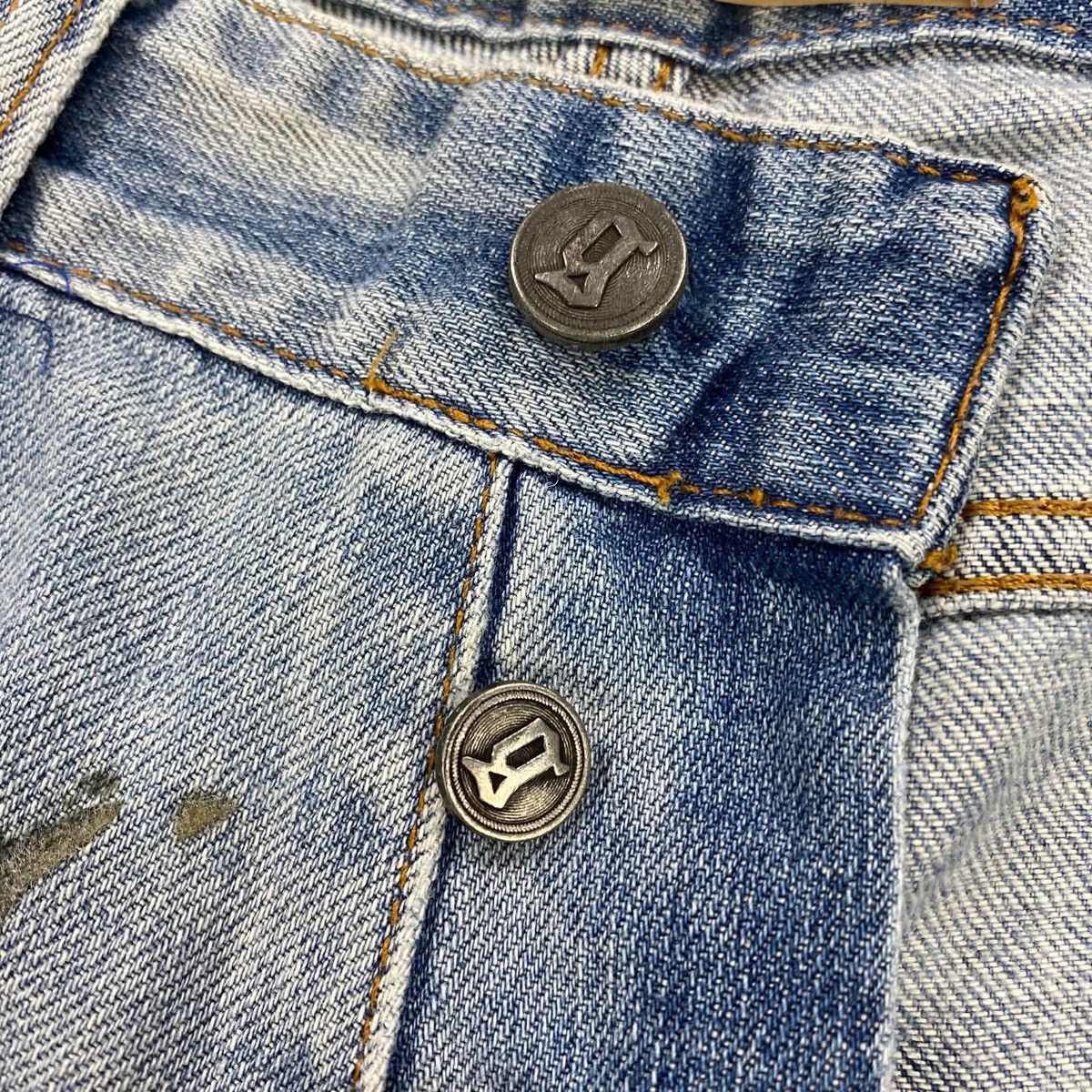 John Galliano News Paper Print Distressed Jeans Size US 32 / EU 48 - 5 Thumbnail