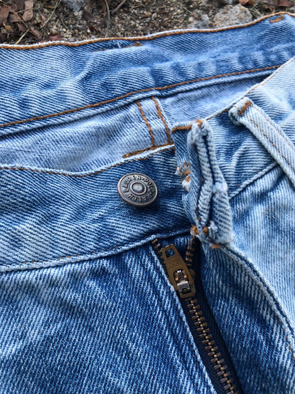 Polo Ralph Lauren × Ralph Lauren Vintage Polo by Ralph Lauren Bleached Denim Jeans Size US 33 - 4 Thumbnail