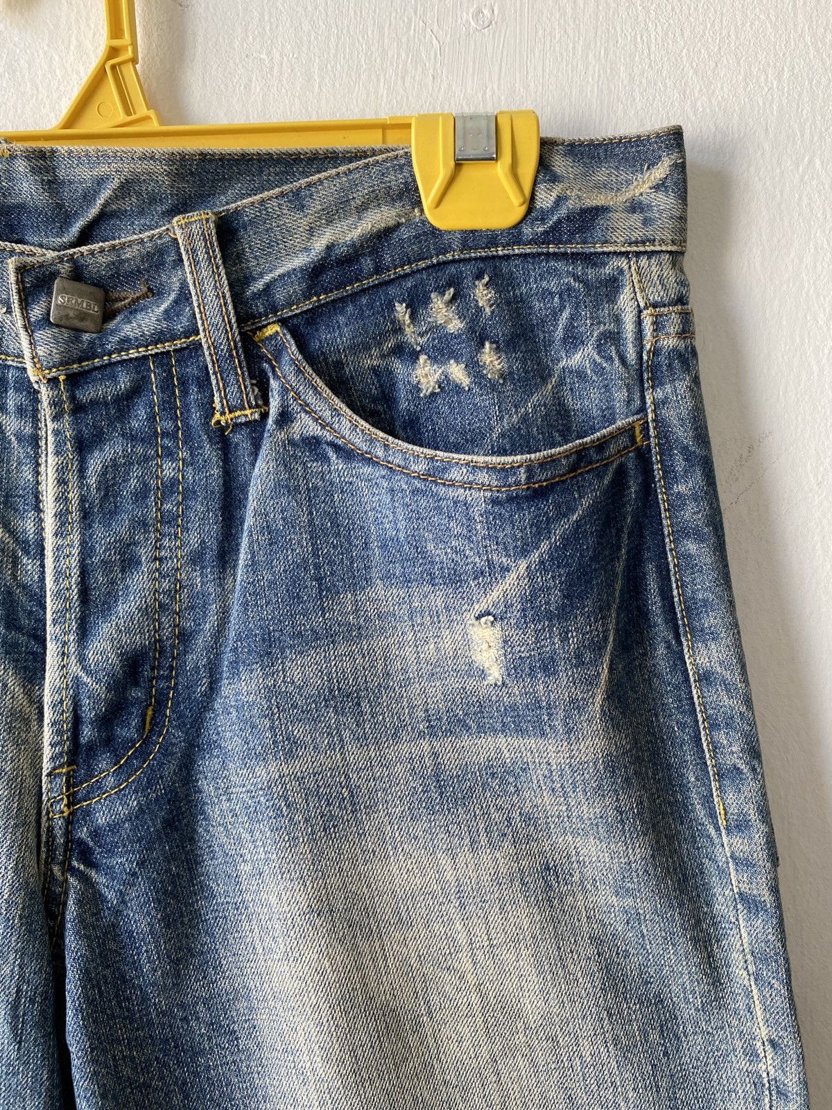 Japanese Brand Japanese Brand Sembl Japan Flare Distressed Denim Size US 31 - 9 Thumbnail
