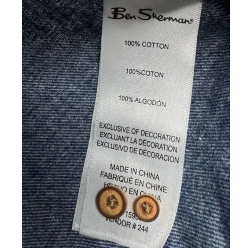 Ben Sherman Ben Sherman Mod/Classic Fit Blue Chambray Button Down Shirt Size US S / EU 44-46 / 1 - 5 Thumbnail