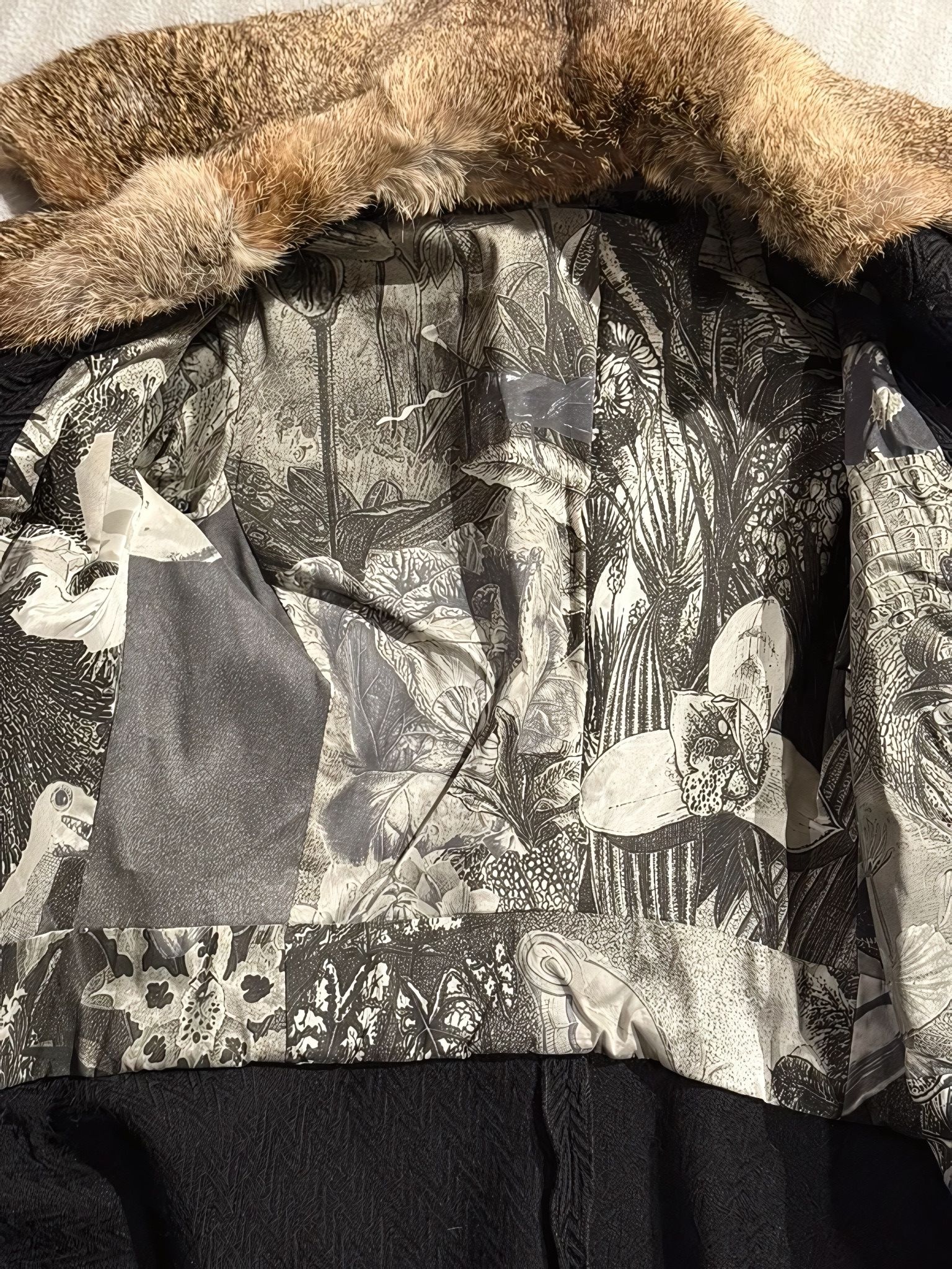 Roberto Cavalli RABBIT FUR WOOL COAT JACKET Size S / US 4 / IT 40 - 4 Thumbnail