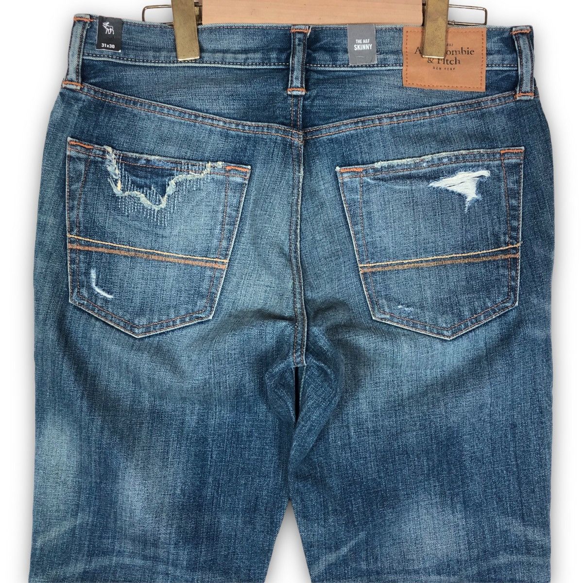 Abercrombie & Fitch Vintage Abercrombie and Fitch Distressed Womenswear Denim Size 33" - 12 Thumbnail