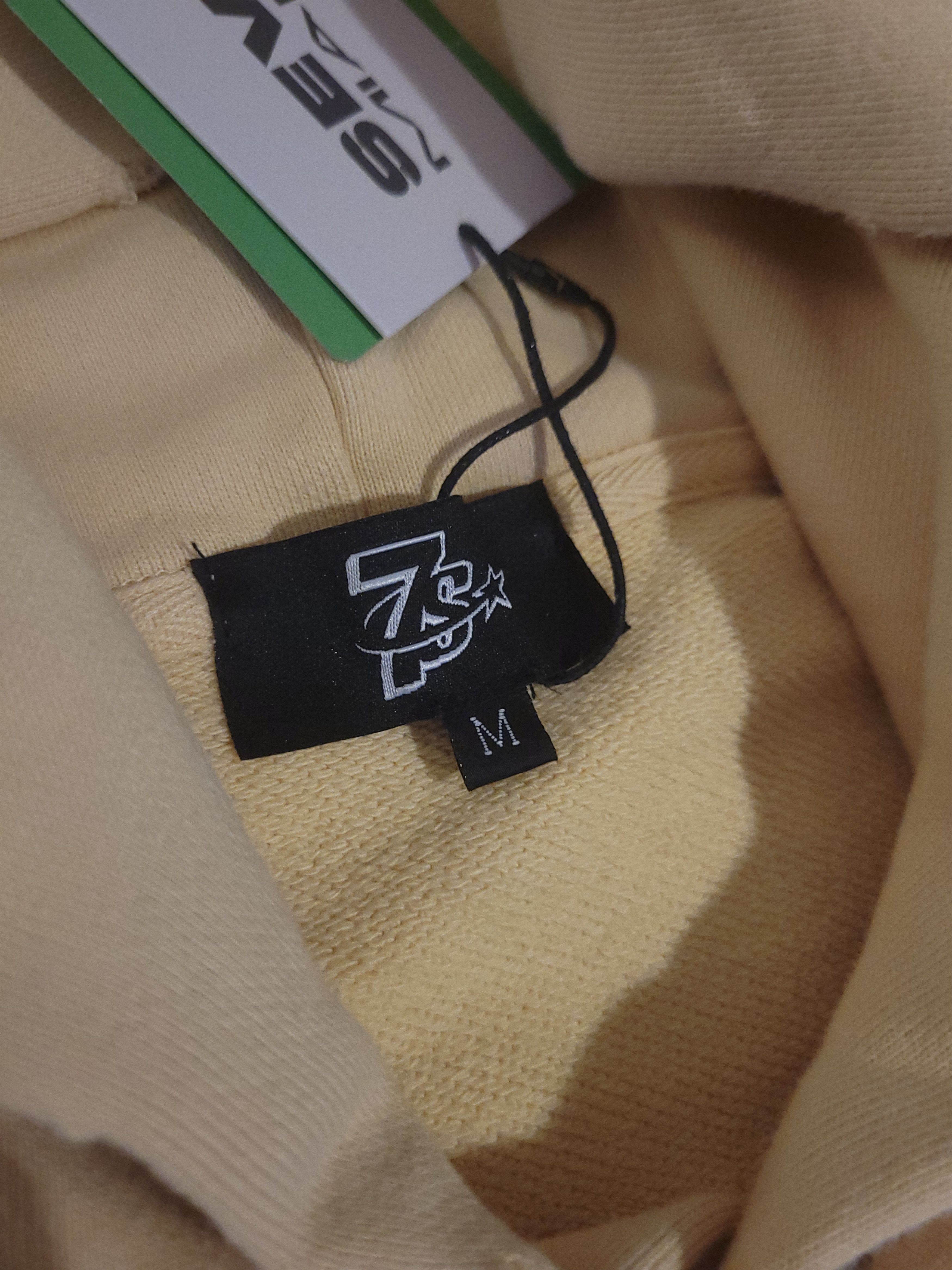 TRIPLE SEVENS Triple Sevens -Beige Hoodie-Mens Oversized Med (Fits L) BNWT Size US M / EU 48-50 / 2 - 14 Thumbnail