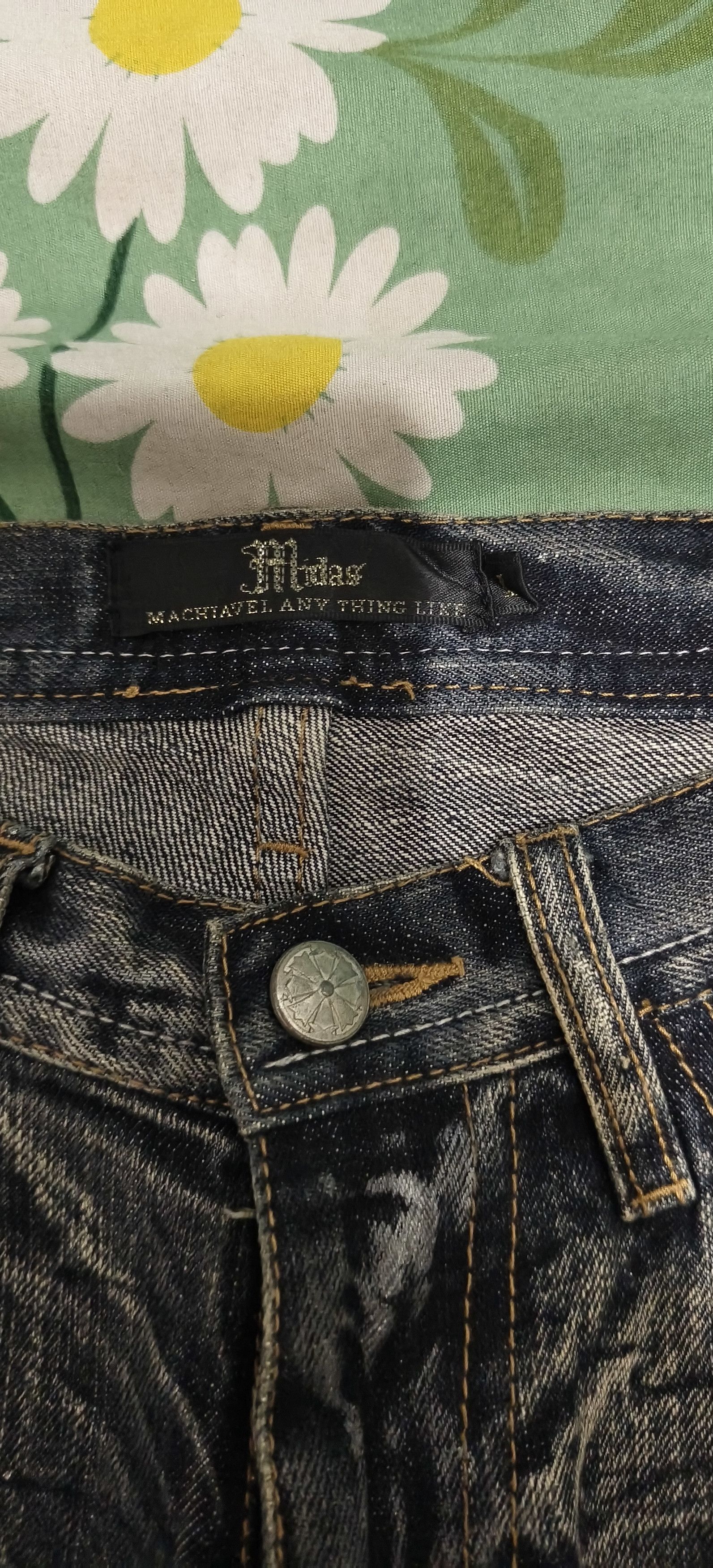 Japanese Brand FW2000 Midas mudwash jeans Size US 31 - 3 Thumbnail