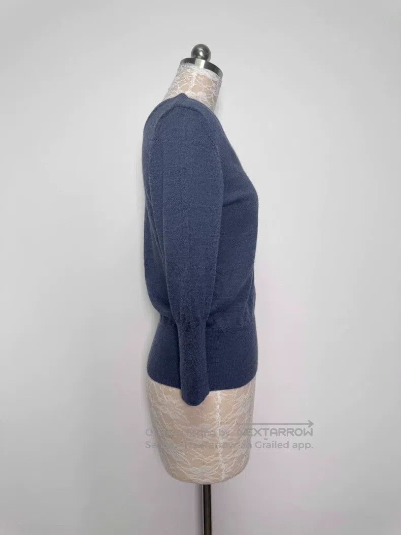 Vivienne Westwood Vivienne Westwood Blue Gray Knit Sweater Eight-Quarter Sle Size S / US 4 / IT 40 - 3 Thumbnail