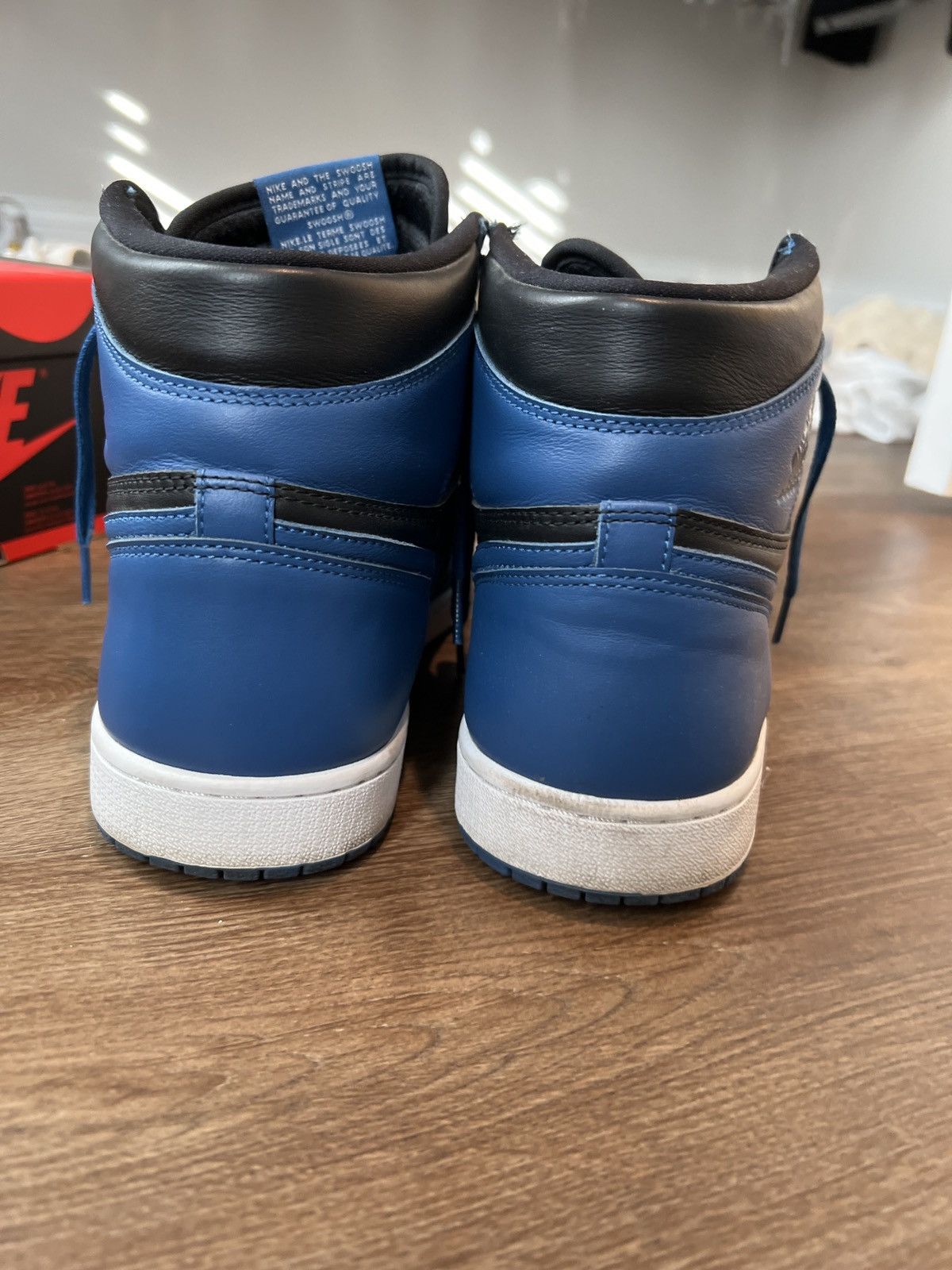 Jordan Brand × Nike Jordan 1 High Marina Blue Size US 13 / EU 46 - 7 Thumbnail
