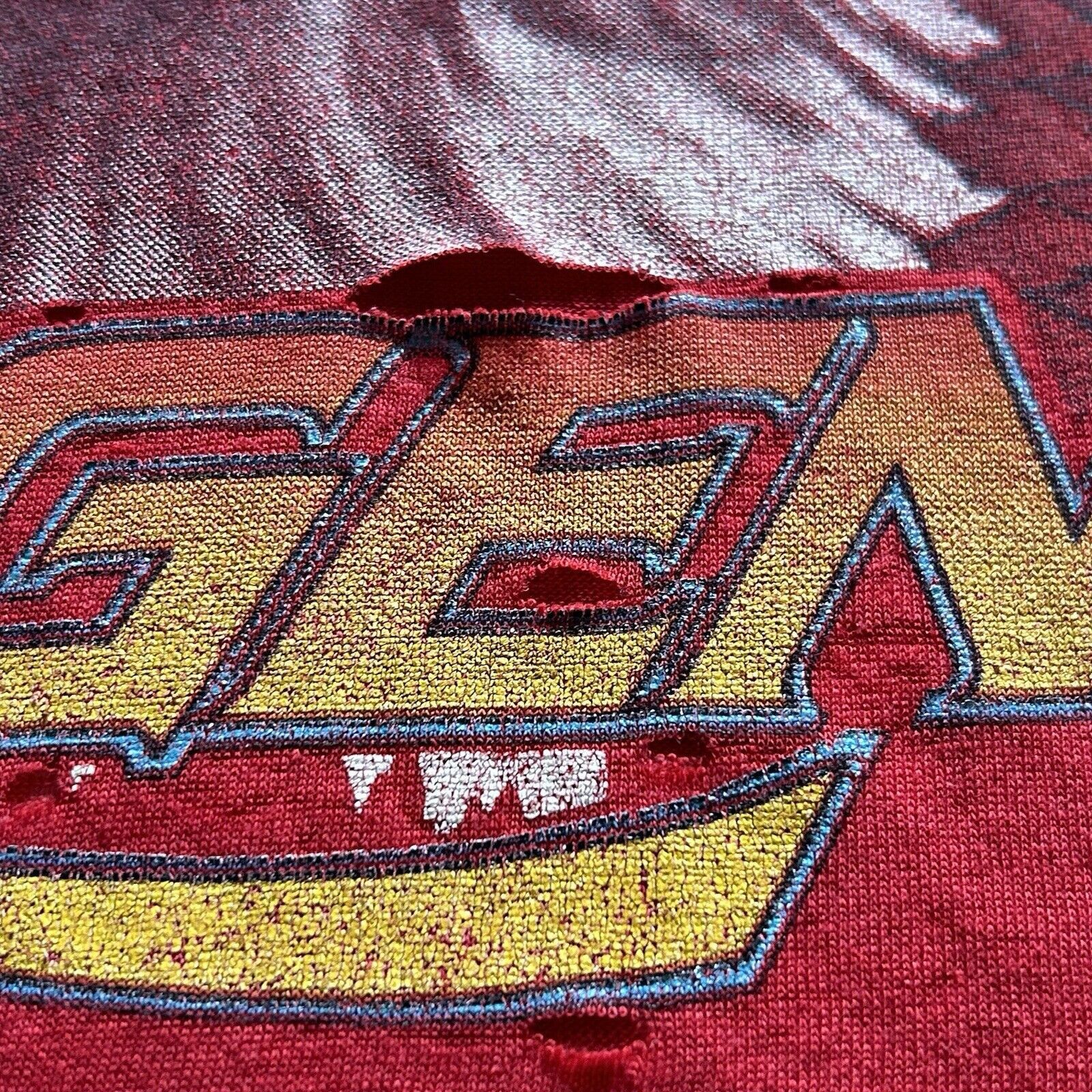 Harley Davidson Vintage 80s Harley Davidson Eagle Art T Shirt Large Red Rare Size US L / EU 52-54 / 3 - 8 Thumbnail