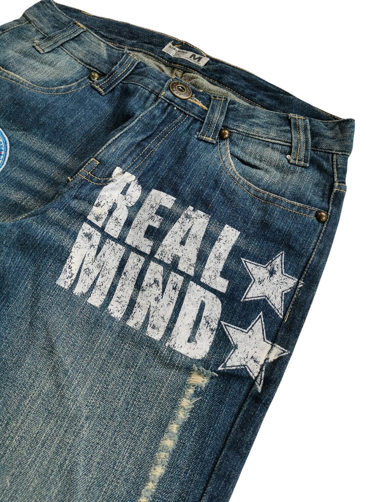Hysteric Glamour Realmind Fuckin Patches Bootcut Jeans Size US 30 / EU 46 - 9 Thumbnail