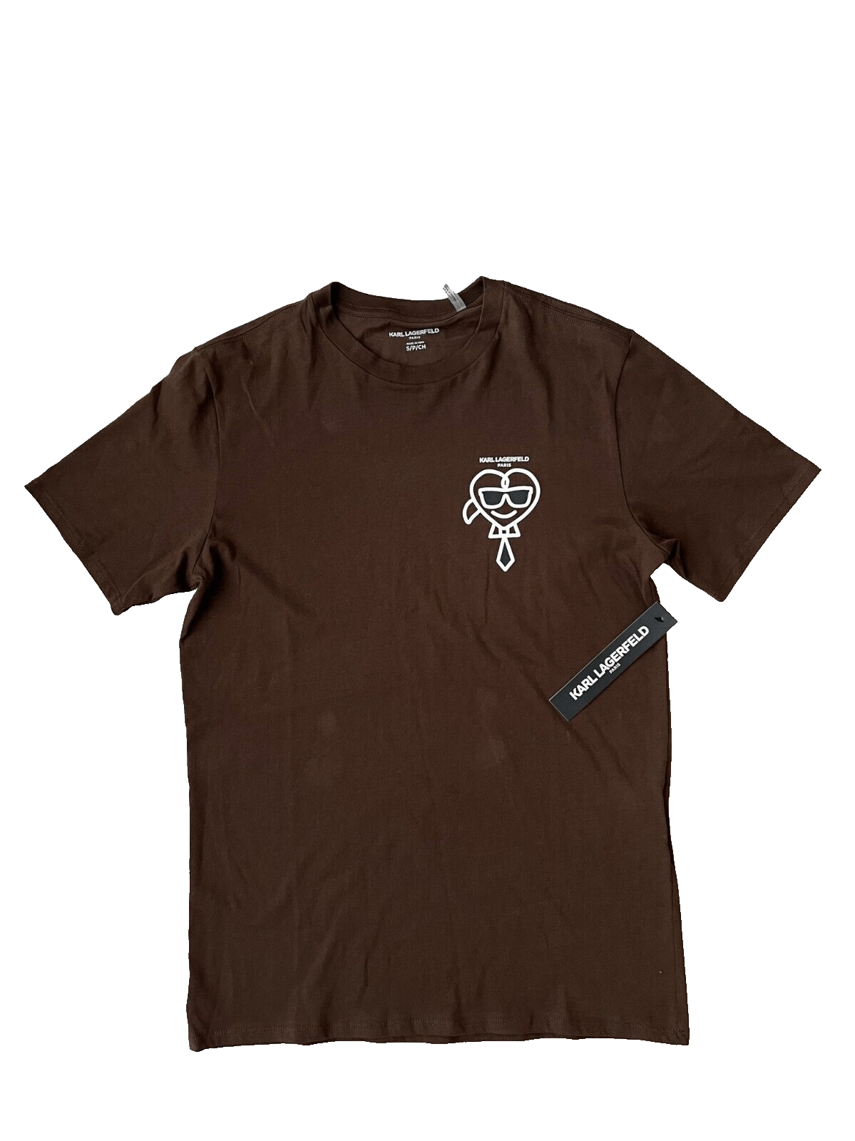 Karl Lagerfeld Karl Lagerfeld Paris Outline Heart T-Shirt Brown ( S ) Size US S / EU 44-46 / 1 - 2 Thumbnail