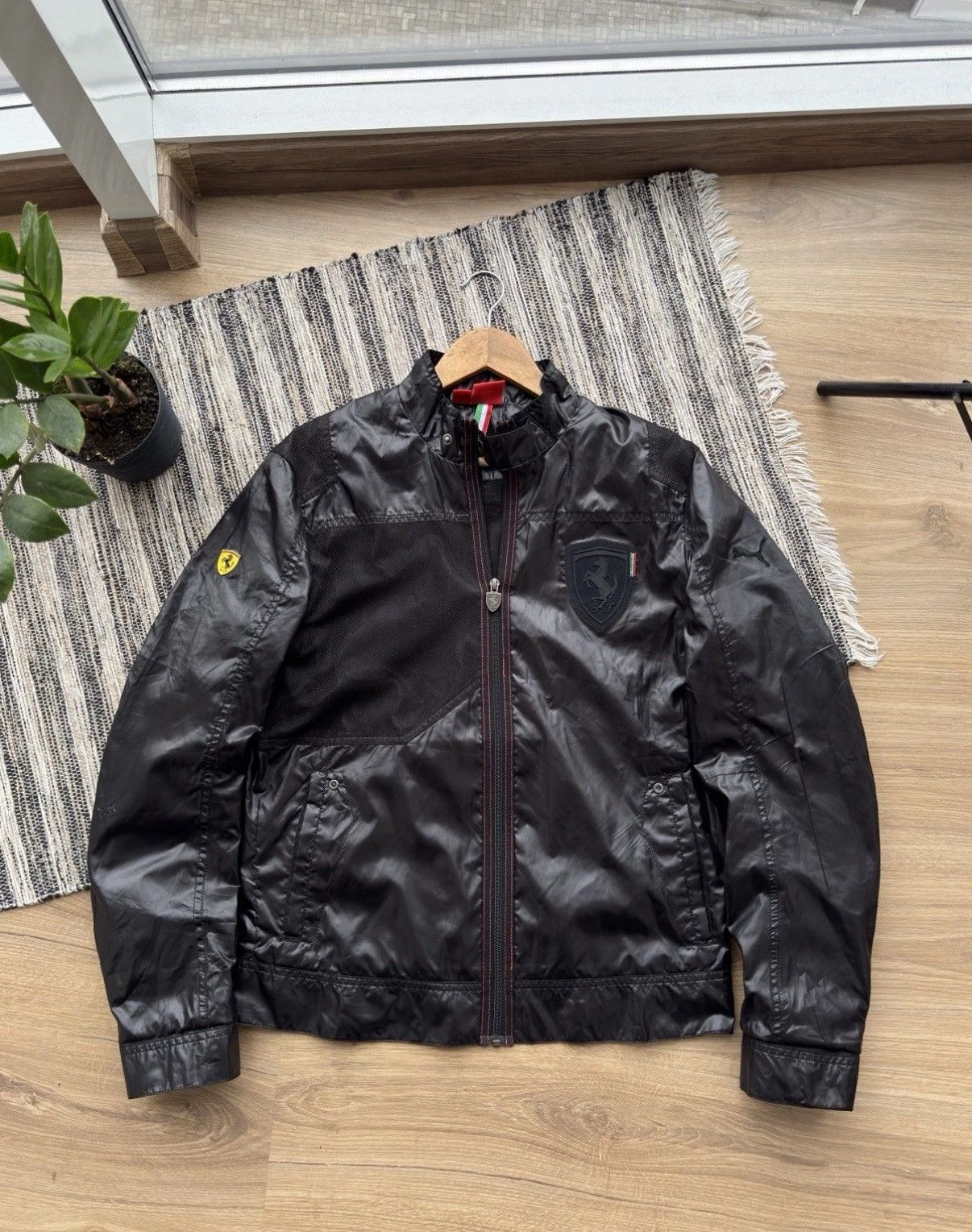 Ferrari × Puma Puma Ferrari Classic Nylon Zip Light Jacket Black Size M Men Size US M / EU 48-50 / 2 - 3 Thumbnail