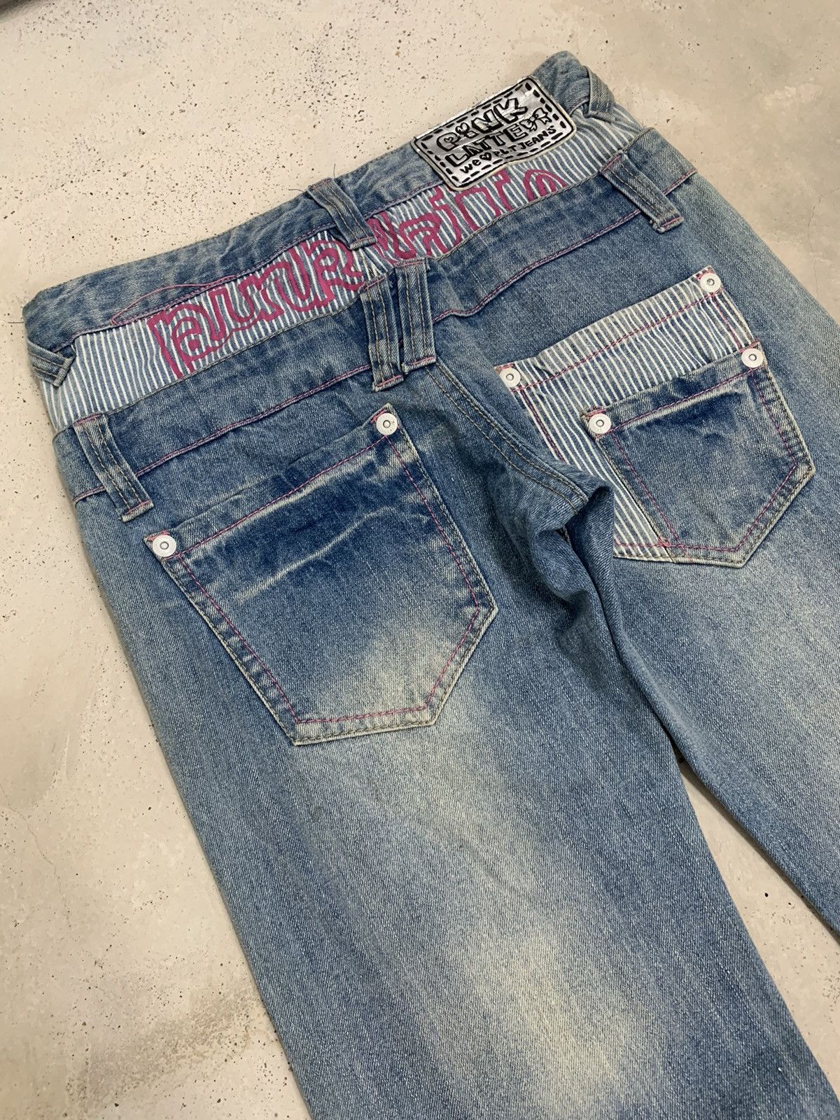 Hysteric Glamour × Japanese Brand Pink Latte Back Double Waist Patches Girl Wording Hickory Size US 28 / EU 44 - 13 Thumbnail