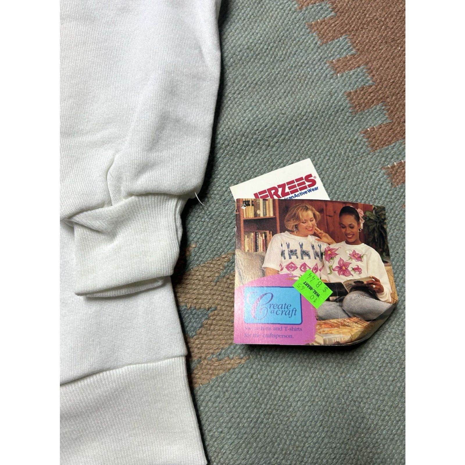 Jerzees VINTAGE Jerzees Russell 80s Crewneck Sweatshirt White XXL Men's Pullover Deadstock NWT Size US XXL / EU 58 / 5 - 2 Thumbnail