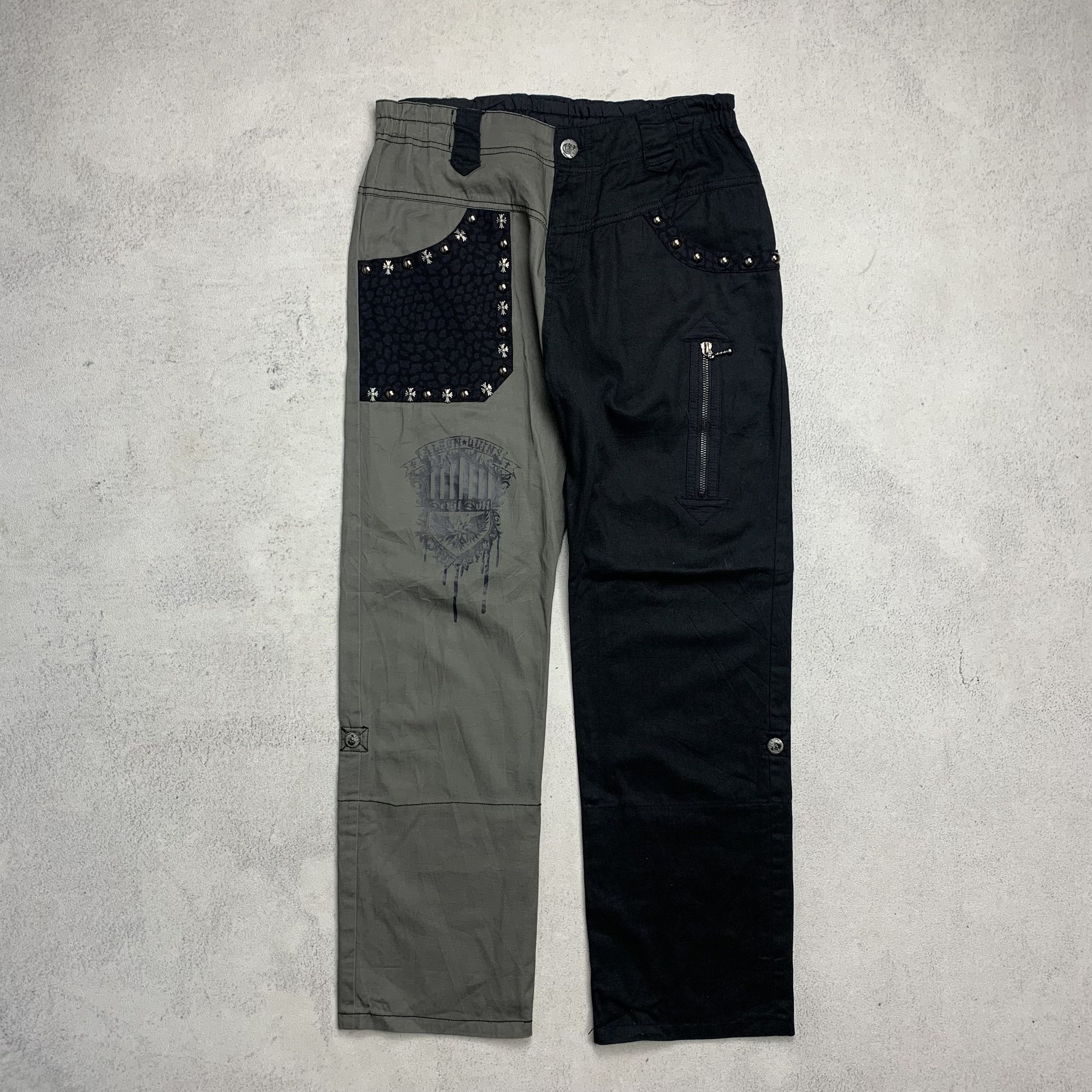 Japanese Brand Algonquins Japanese Brand Pants Gothic Punk Bondage Size US 28 / EU 44 - 1 Thumbnail