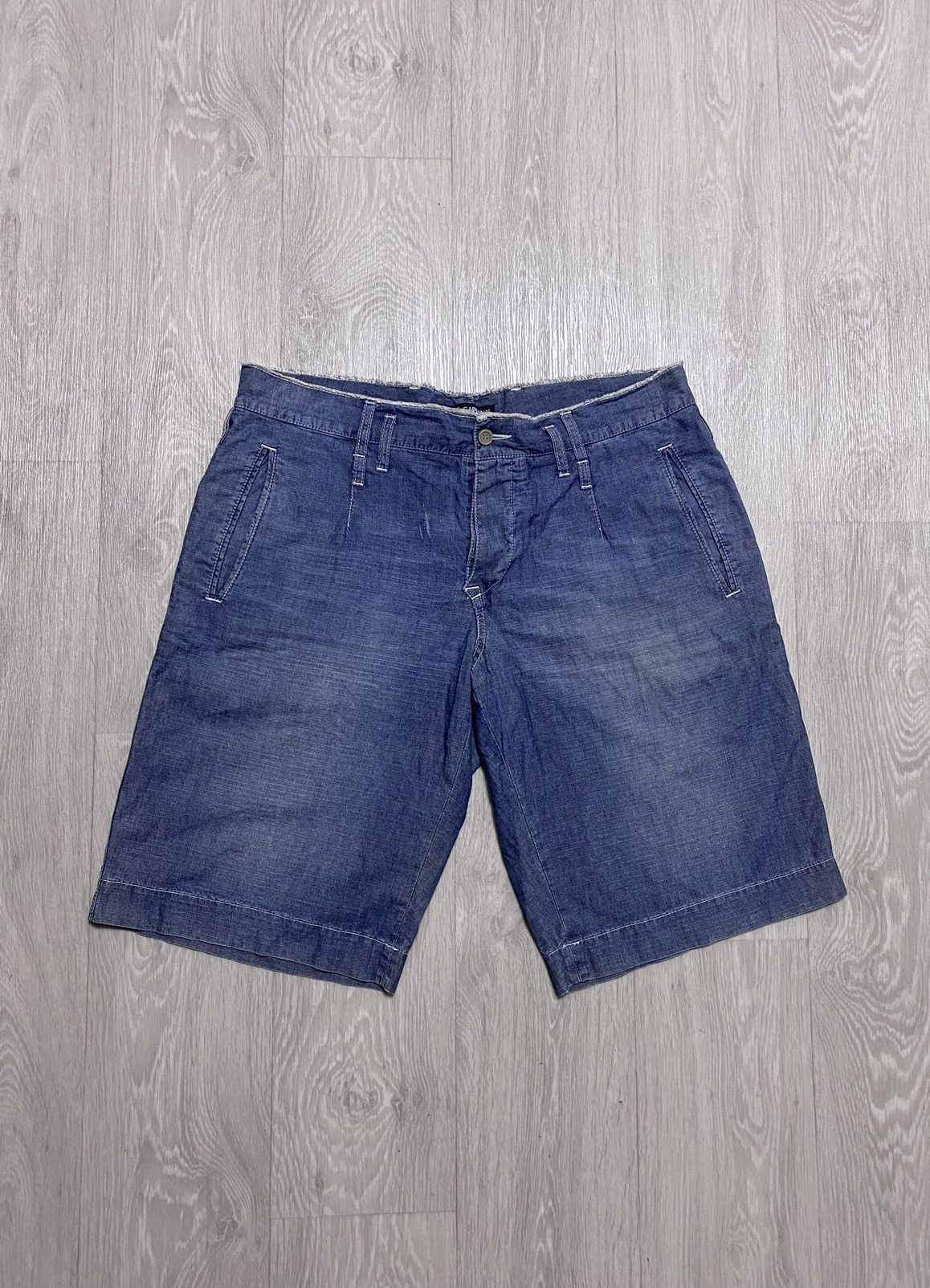 Dolce & Gabbana Dolce & Gabbana Washed Blue Distressed Jeans Shorts Size US 34 / EU 50 - 2 Thumbnail