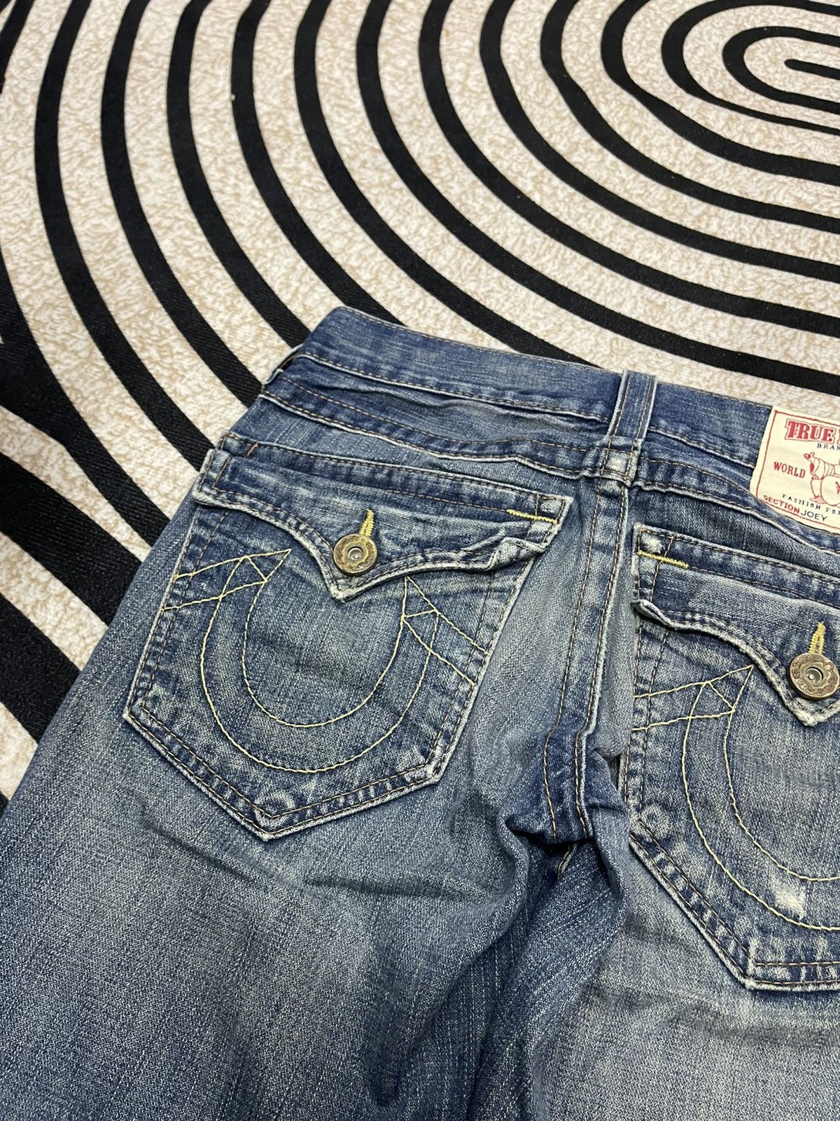 True Religion 90s TRUE RELIGION FLARE DENIM JEANS Size US 30 / EU 46 - 20 Thumbnail