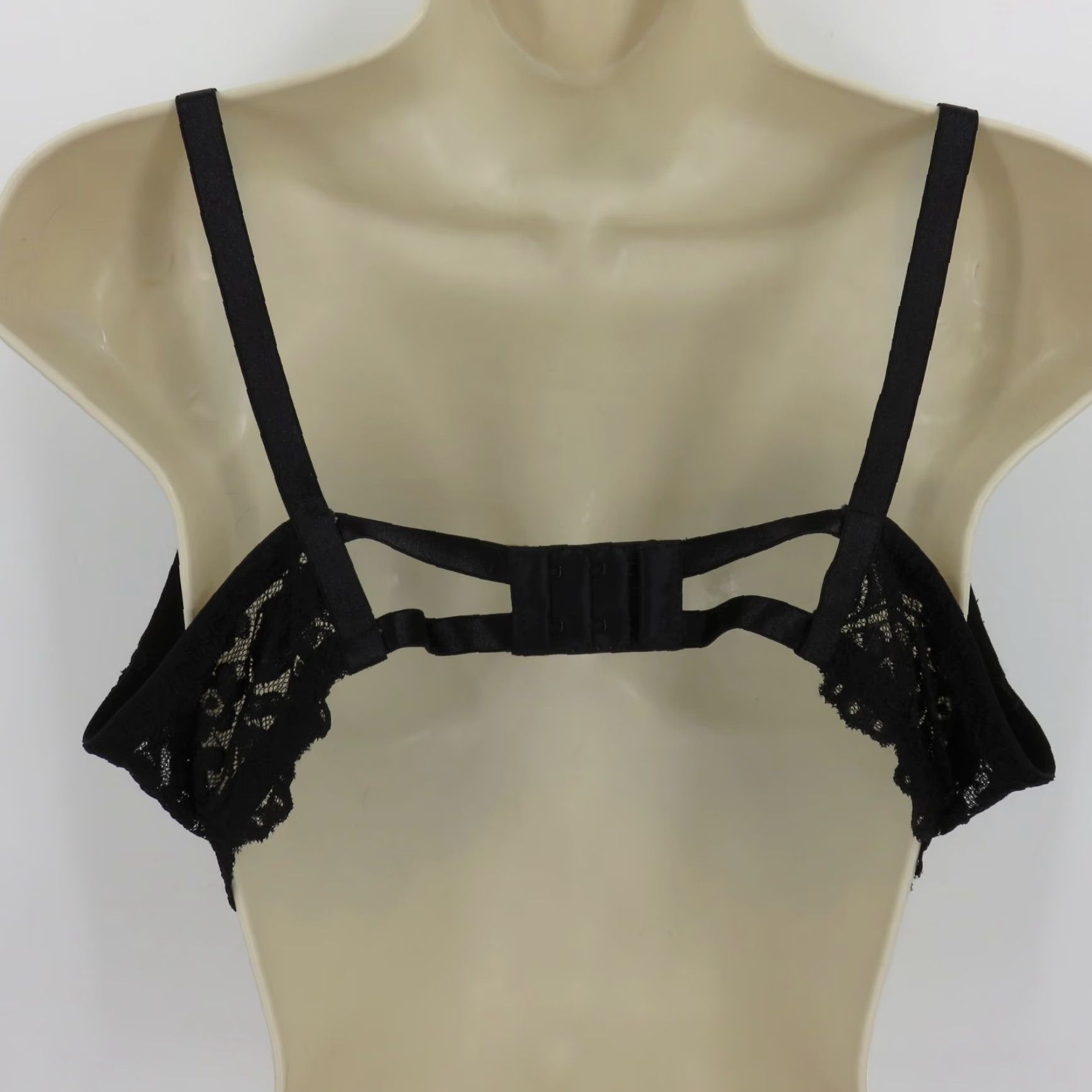 Vintage Smart & Sexy Bra 40C Push Up Underwire Padded Black Size ONE SIZE - 6 Thumbnail