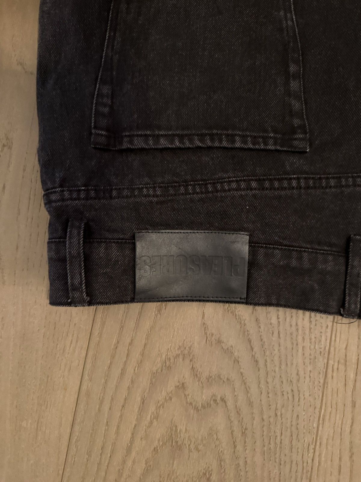 Pleasures PLEASURES Now Studded Black Denim Jeans – Size 38 Size US 38 / EU 54 - 6 Thumbnail