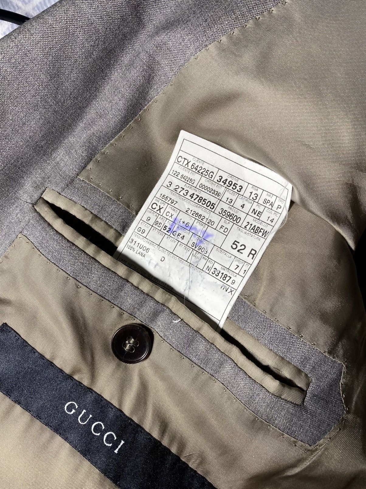 Gucci × Tom Ford × Vintage Gucci Tailored Jacket Size 52R - 4 Thumbnail