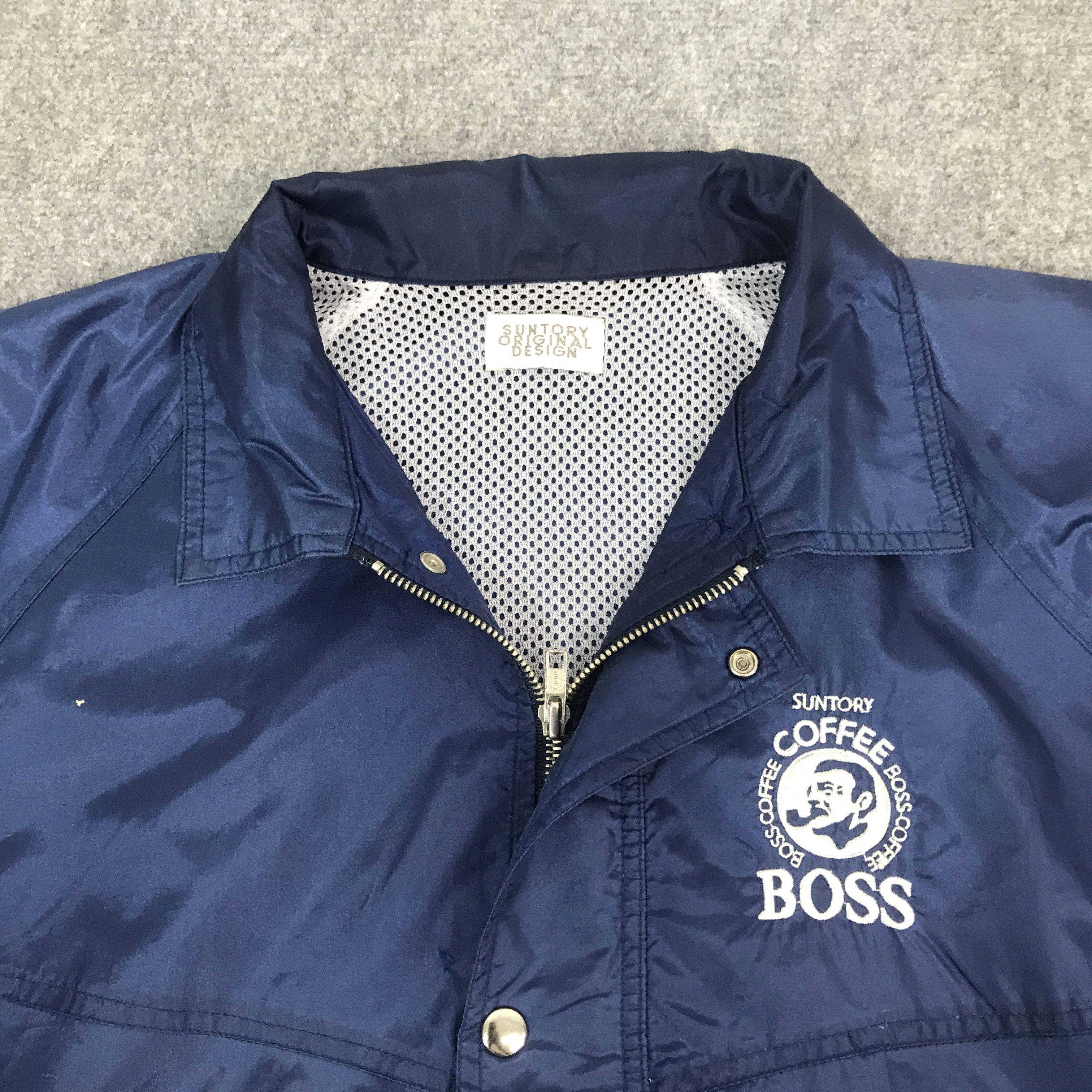 Japanese Brand Rare Suntory original design Windbreaker Bomber Jacket Size US L / EU 52-54 / 3 - 7 Thumbnail