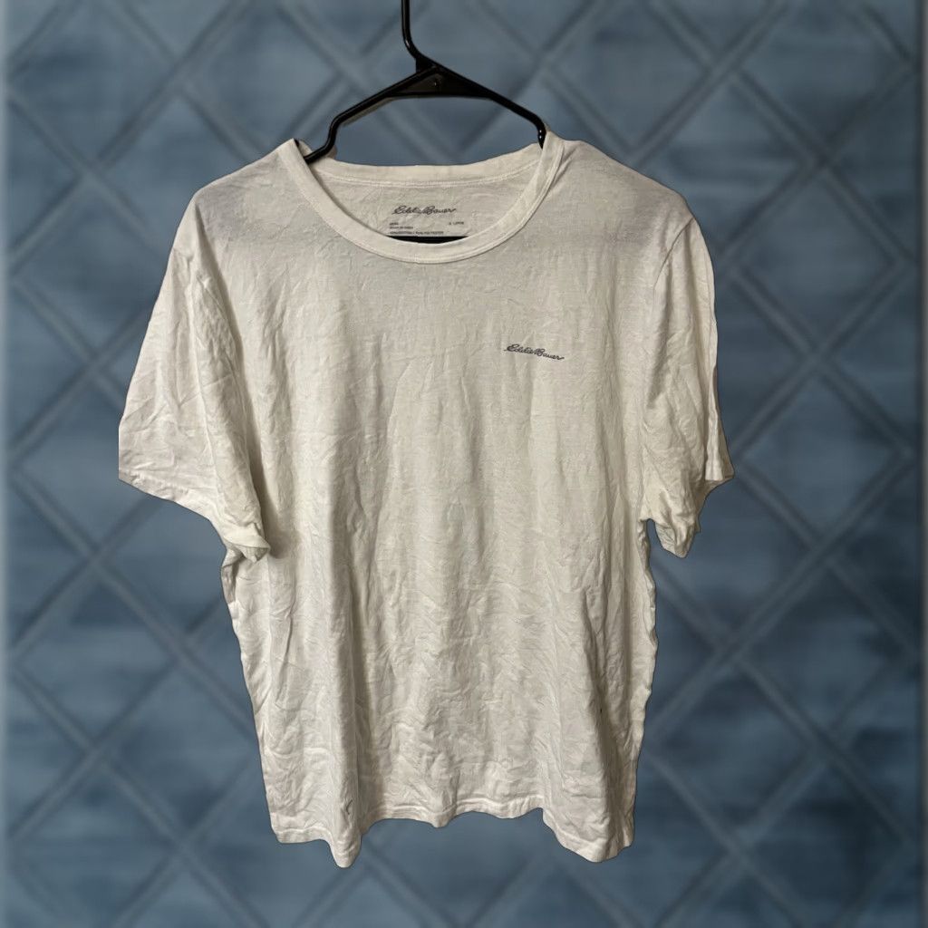 Eddie Bauer Eddie Bauer T-Shirt Men's XL Short Sleeve Crew Neck White Logo Outdoor Casual Size US XL / EU 56 / 4 - 1 Thumbnail