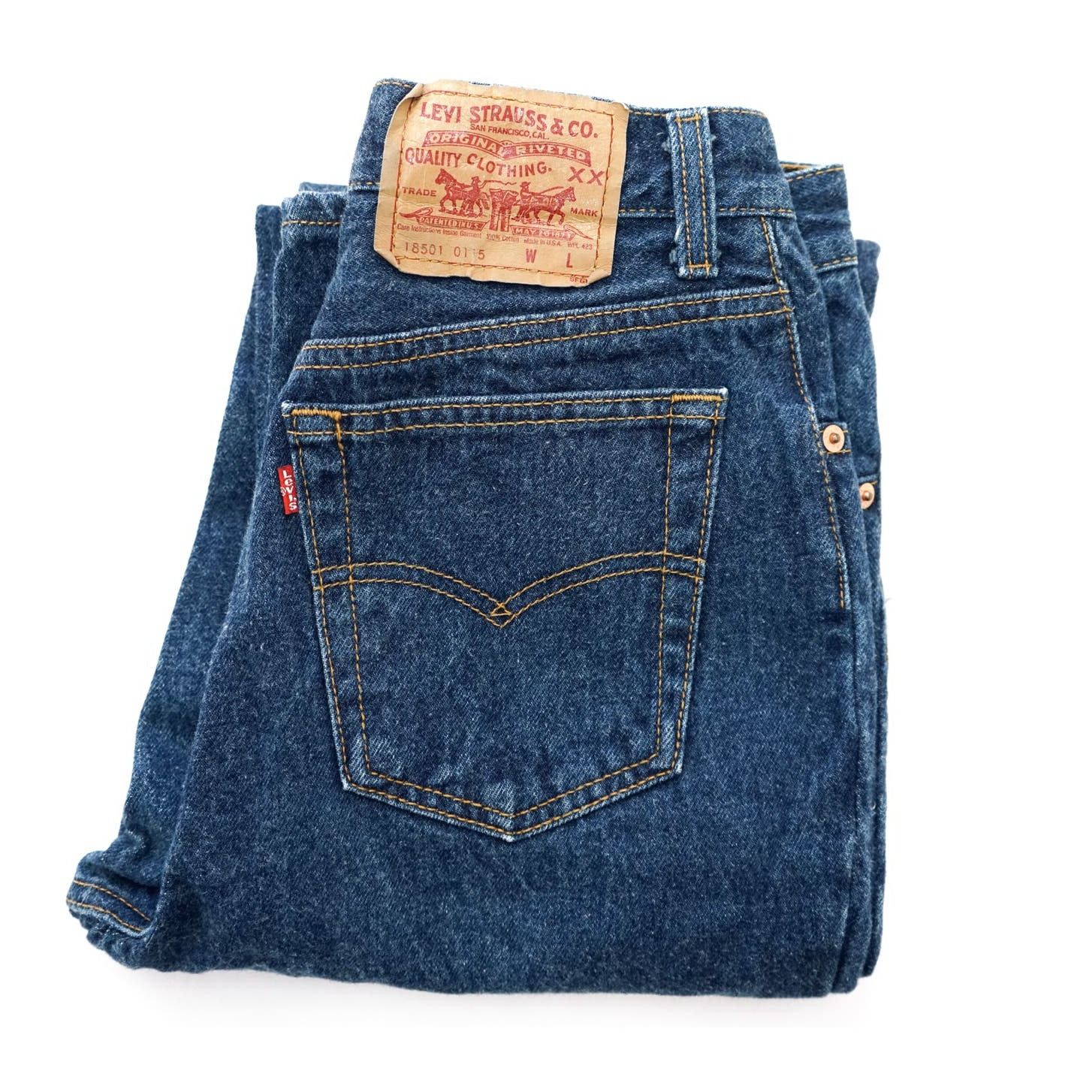 Levi's × Vintage Vintage 90's Levi's 501 Mom Jeans Denim Women's 25 Size 25" / US 0 / IT 36 - 4 Thumbnail