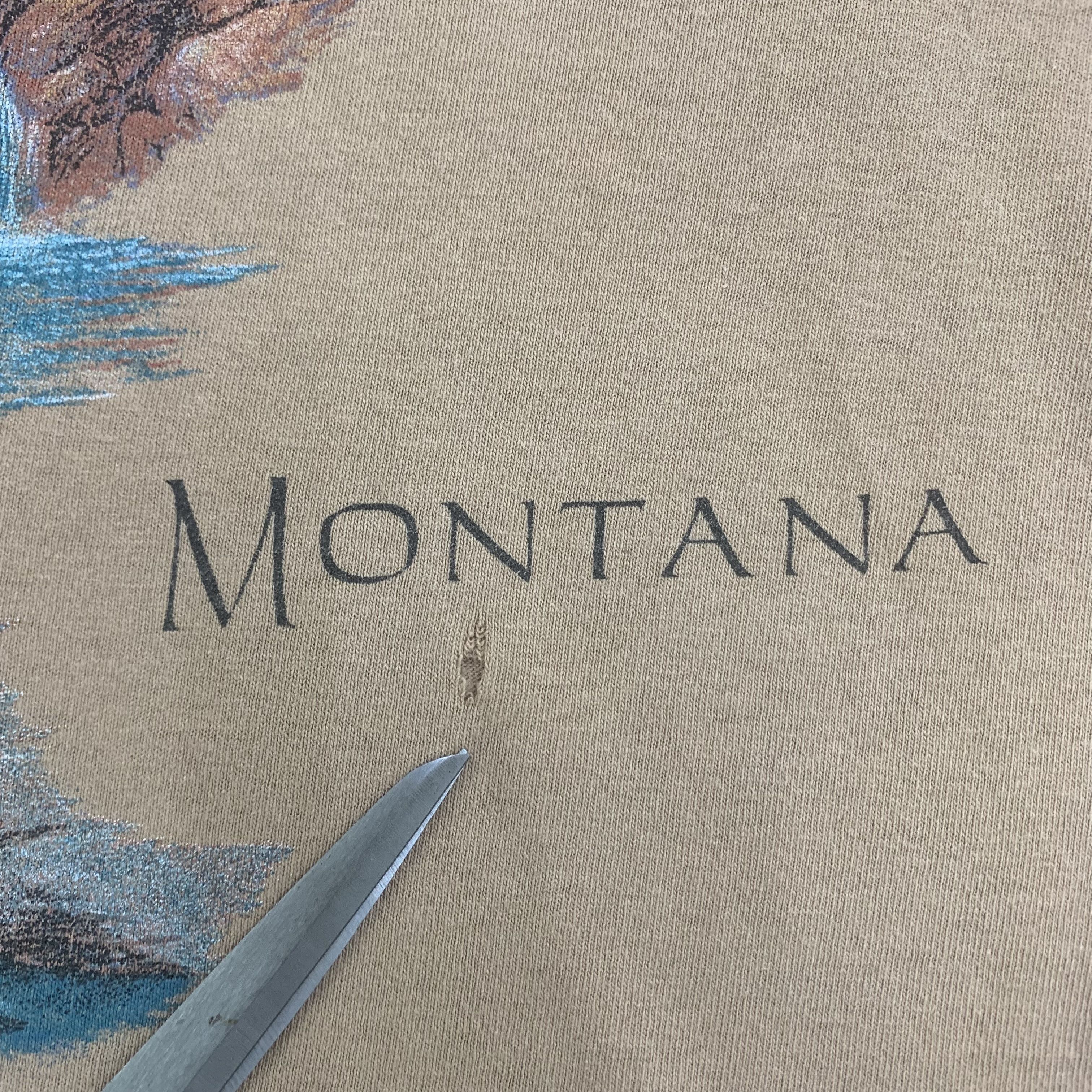 Vintage Vintage Montana Sansegal Tee Shirt - R012 Size US M / EU 48-50 / 2 - 7 Thumbnail