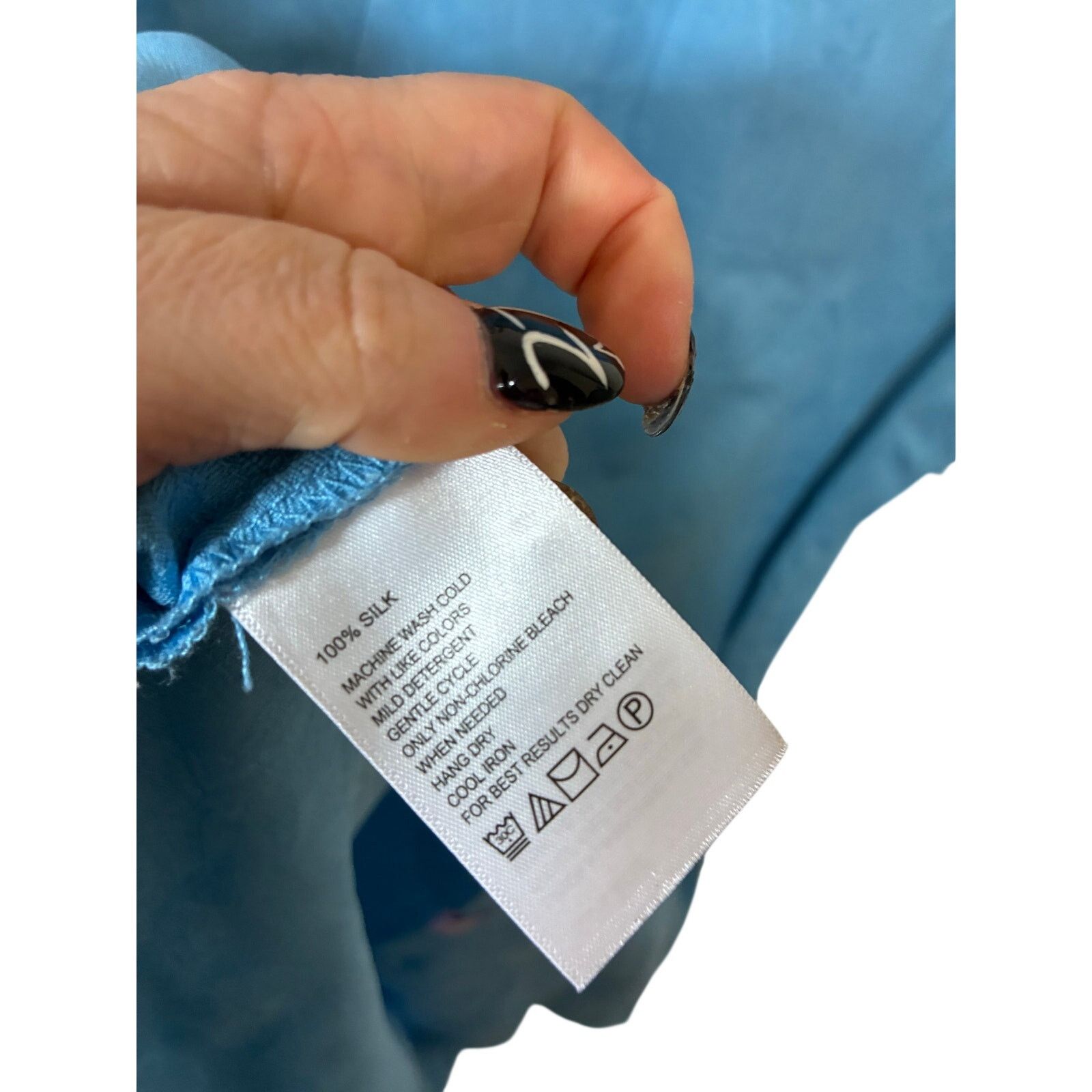 Tommy Bahama Tommy Bahama Shirt Mens XXL Blue Silk Short Sleeve Size US XXL / EU 58 / 5 - 3 Thumbnail