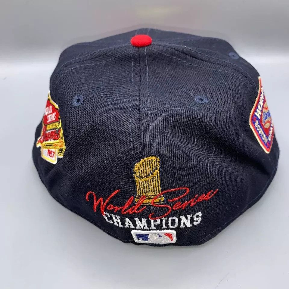 New Era Atlanta Braves Hat Men 7 5/8 Black World Series Fitted Cap Size ONE SIZE - 6 Thumbnail