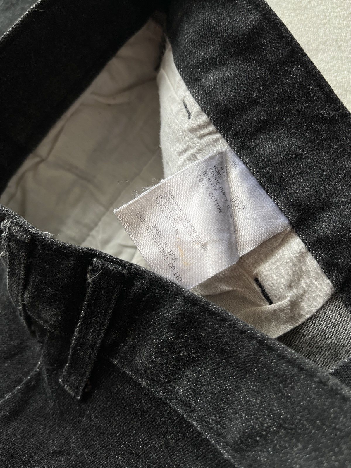 Helmut Lang 2000s HELMUT LANG Black Denim Pants Size US 30 / EU 46 - 6 Thumbnail