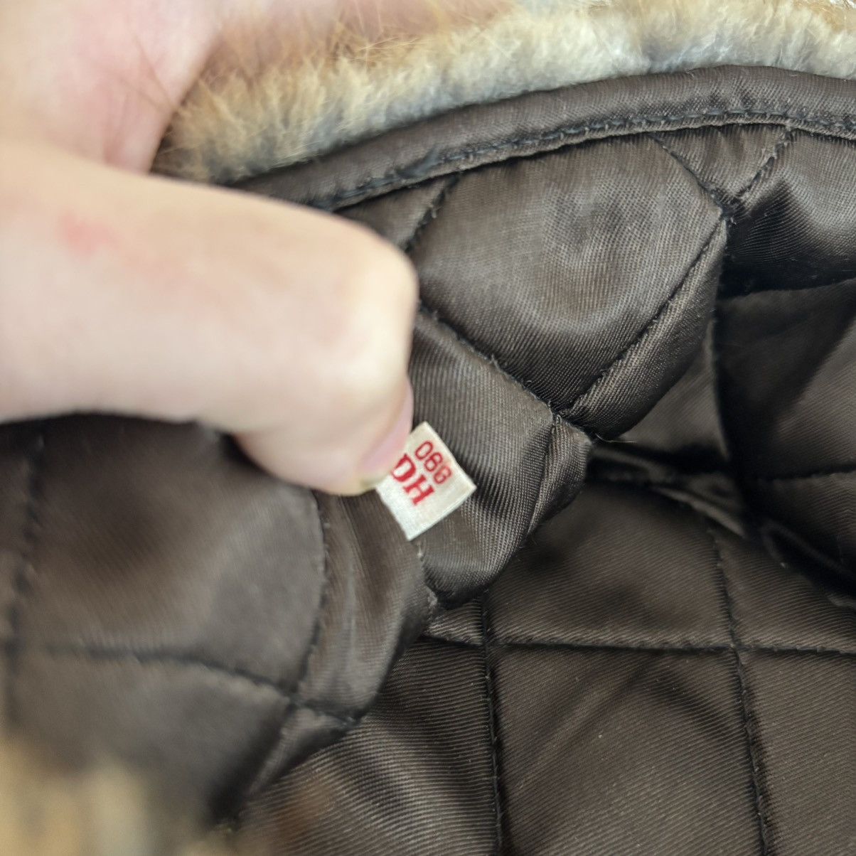 Hysteric Glamour Vintage 80’s Ushanka Hat Real Fur Brown Quilted Lining Size ONE SIZE - 11 Thumbnail
