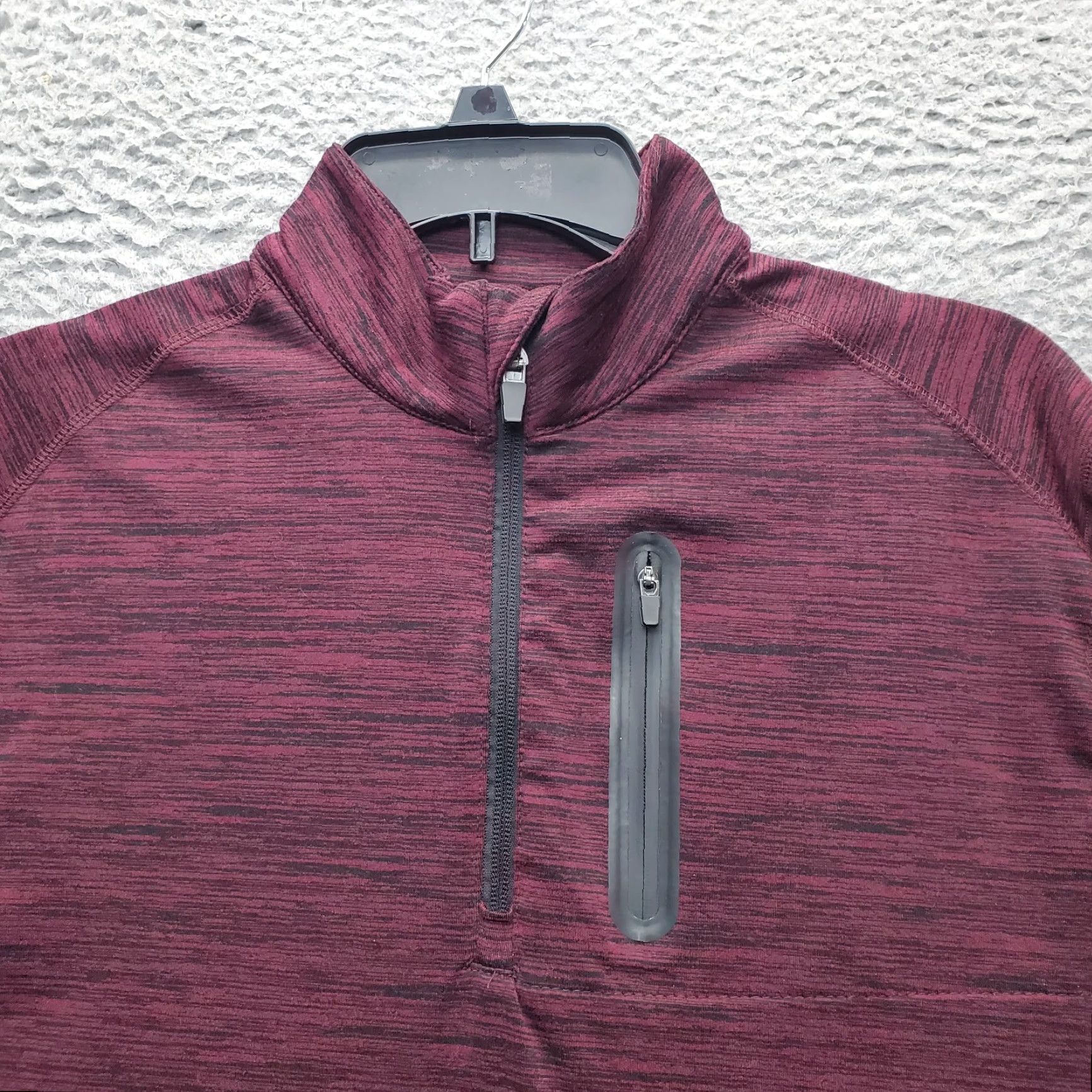 Hogan Ben Hogan Mens 1/4 Zip Pullover Space Dye Long Sleeve Multicolor Shirt Size US S / EU 44-46 / 1 - 7 Thumbnail