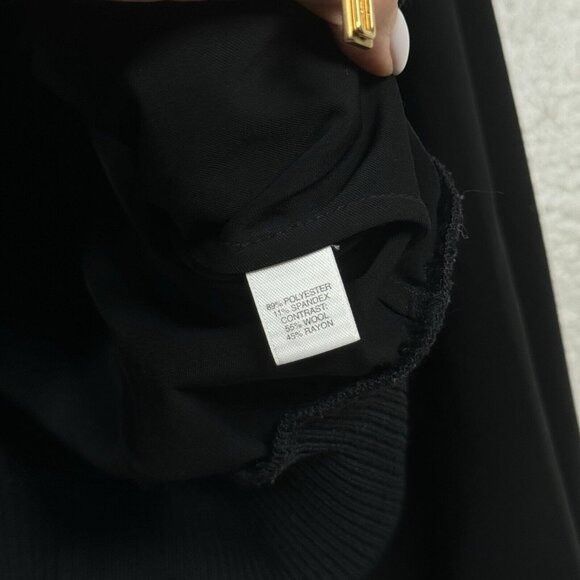 Other St. John Lightweight Bomber Jacket Gold Tone Zip Black Sz P Size S / US 4 / IT 40 - 7 Thumbnail