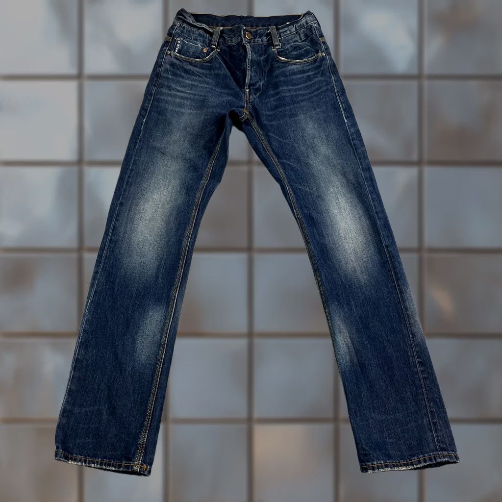 G-Star G Star Jeans Slim Tapered 29 32 Dark Wash Blue Stretch Whiskers Fades Jeans Mens Slim 29 Blue 5-Pocket Denim Cotton G-Star 3301 Fashion Vintage: No Size US 29 - 1 Thumbnail