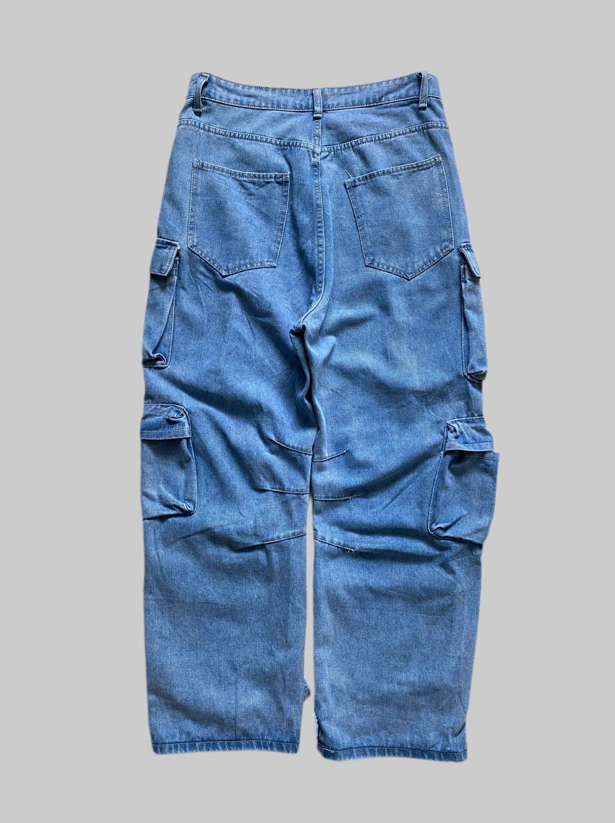 Japanese Brand Utility Denim Cargo Jeans Multipocket Rocky Style Size US 32 / EU 48 - 8 Thumbnail