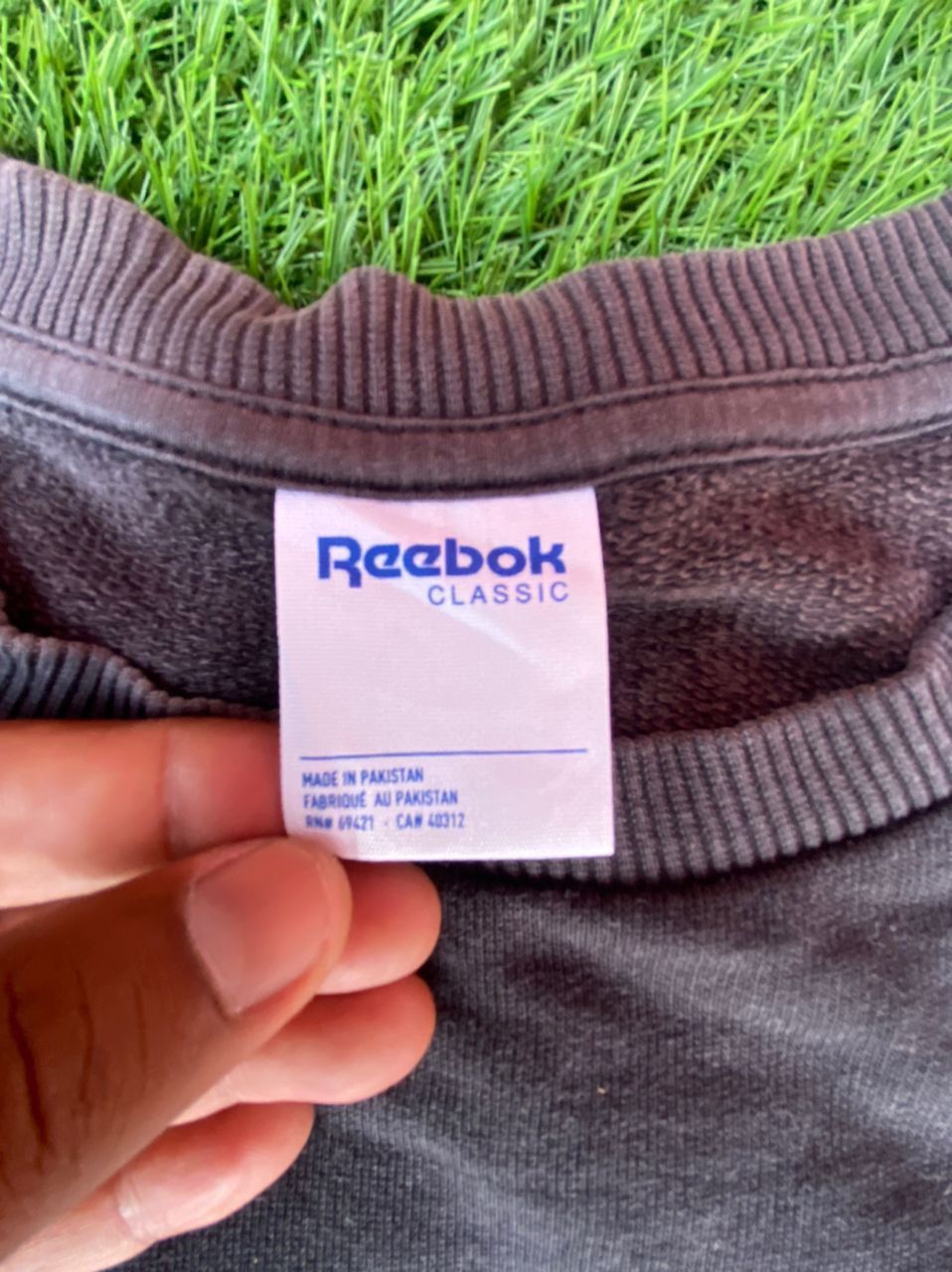 Reebok × Vintage Vintage Sweatshirt Reebok Spellout Logo Size US L / EU 52-54 / 3 - 7 Thumbnail