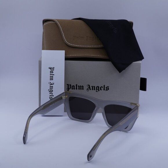 Palm Angels Palm Angels PERI099 HOLLYWOOD 0907 Sunglasses Grey Cat Eye Size ONE SIZE - 11 Thumbnail