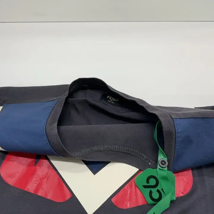 Fendi Fendi Color Block Monster Print Short Sleeve T-Shirt -2507 Size US L / EU 52-54 / 3 - 4 Thumbnail