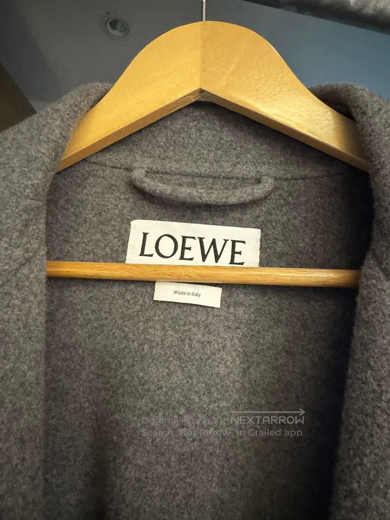 Loewe Loewe Gray Wool Coat Size XS / US 0-2 / IT 36-38 - 2 Thumbnail