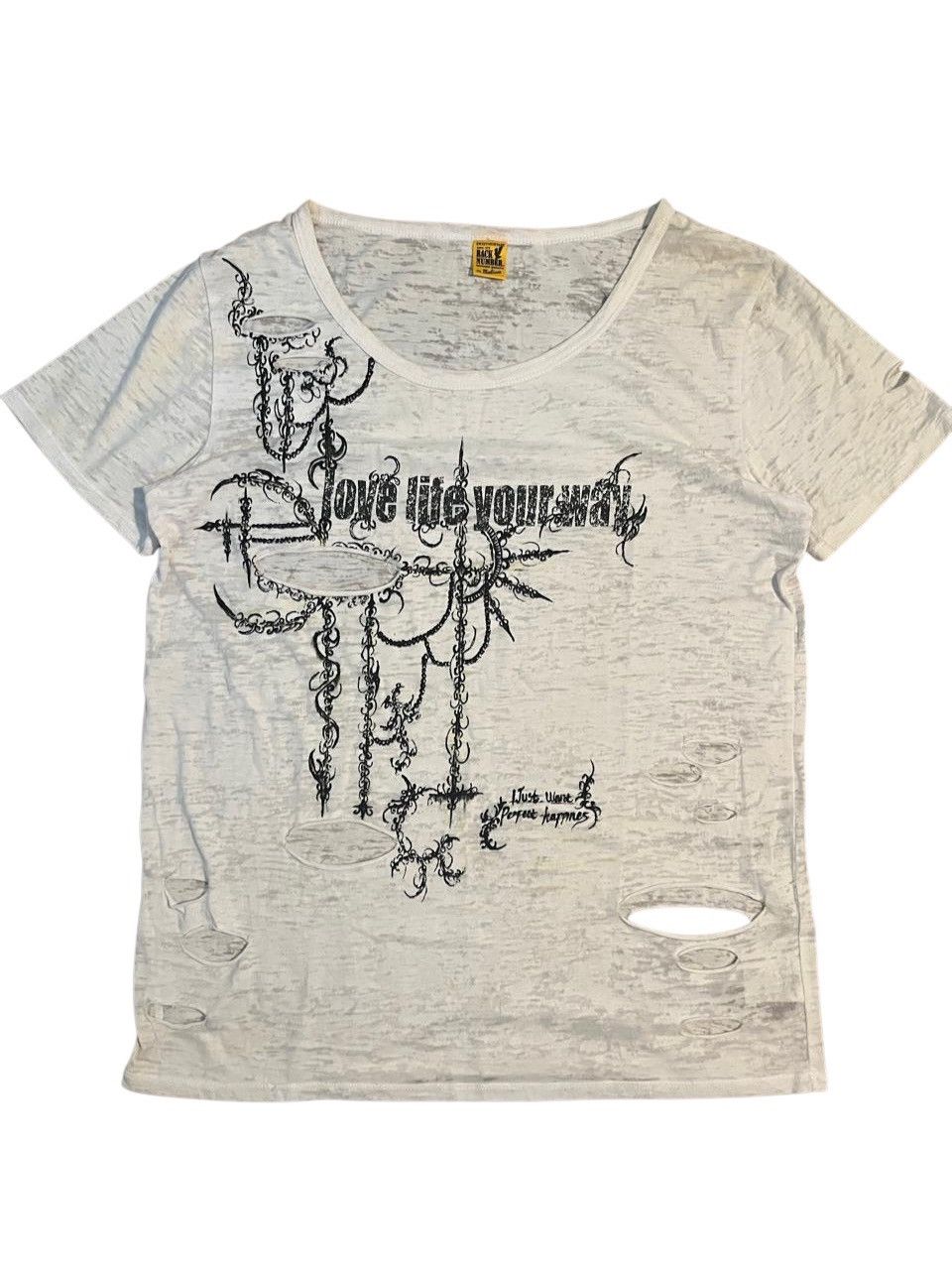 If Six Was Nine 2000s BACK NUMBER • Hand painted gothic distressed Size US M / EU 48-50 / 2 - 1 Thumbnail