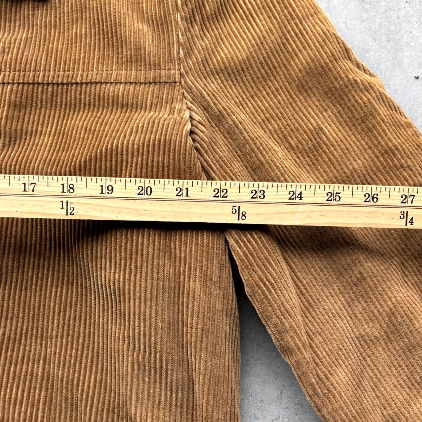 Vintage VINTAGE Montgomery Ward Corduroy Sherpa Lined Field Jacket Brown Mens Workwear Jacket Size US XXS / EU 40 - 3 Thumbnail