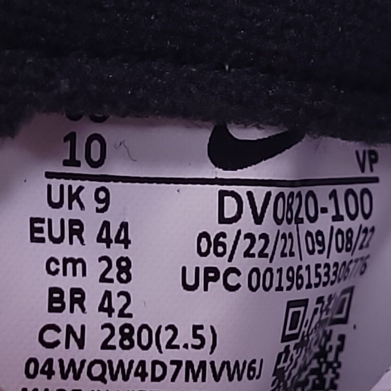 Nike Nike Air Zoom Flight Shoe Men Size 10 DV0820-100 White Black Size US 10 / EU 43 - 8 Thumbnail