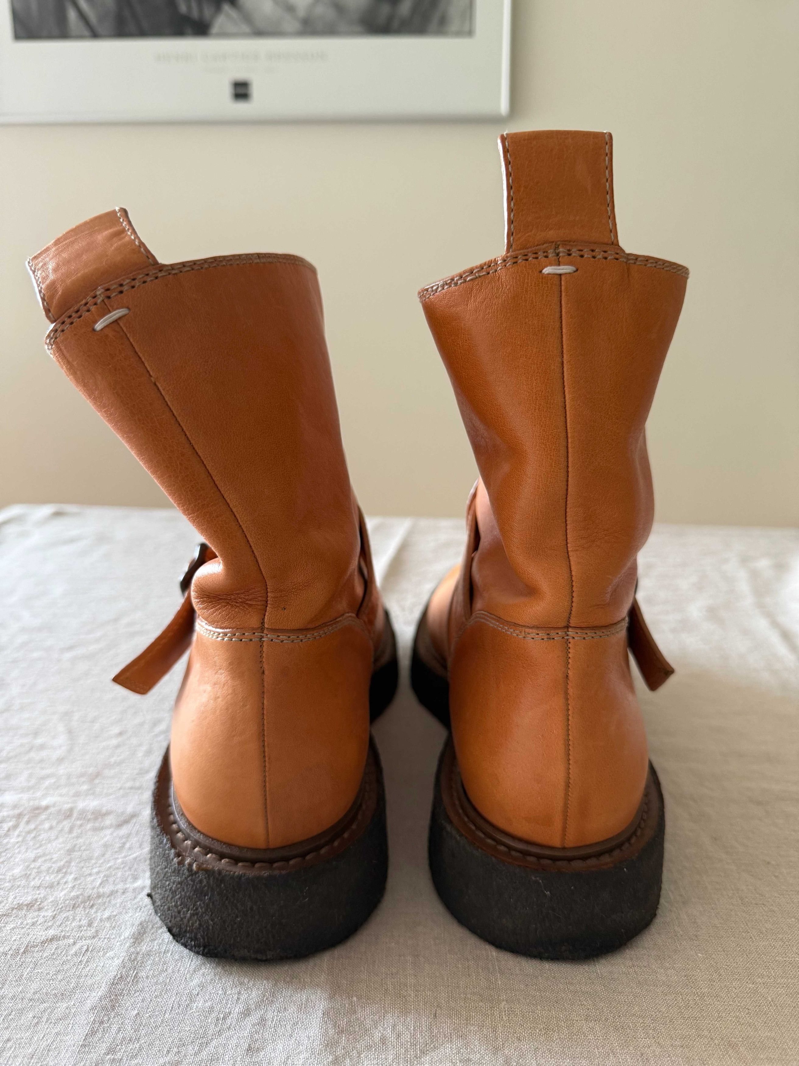 Maison Margiela Maison Martin Margiela (22) Camel Leather Boots Size US 9 / IT 39 - 5 Thumbnail