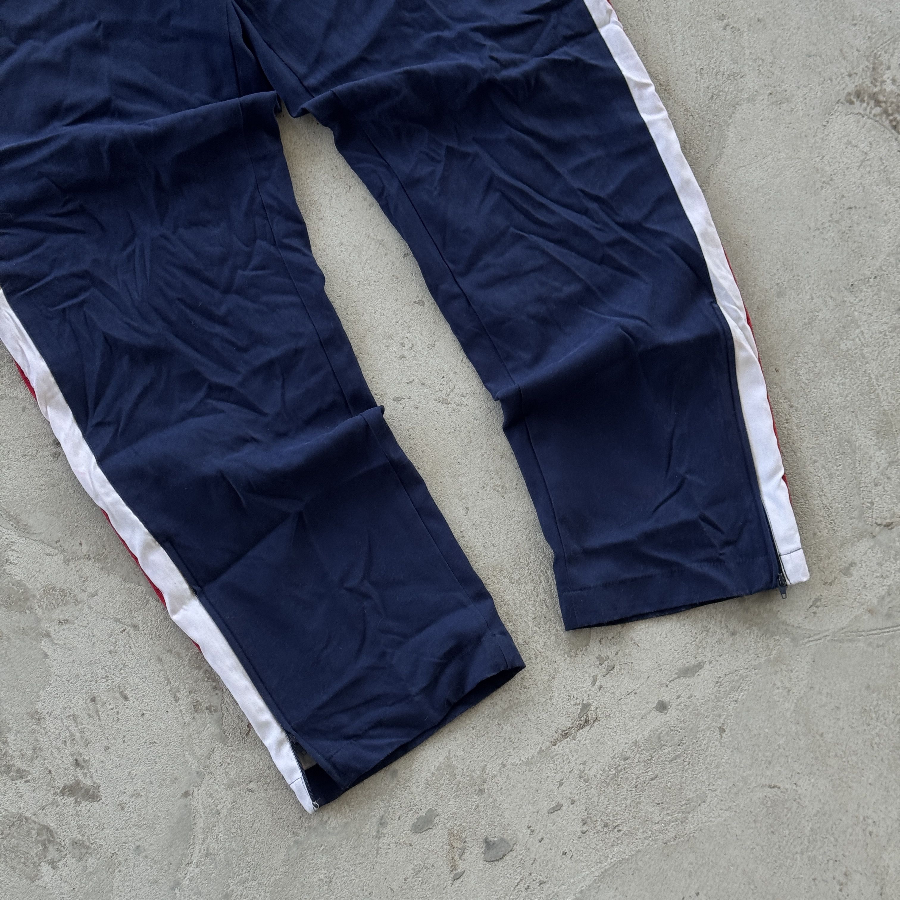Nike Nike Navy Blue Vintage Track Pants White Red Side Stripe XL Size US 32 / EU 48 - 7 Thumbnail
