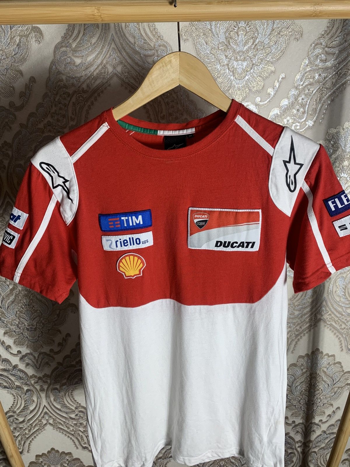 NASCAR VINTAGE ALPINESTARS DUCATI MOTORCYCLE T-SHIRT RACING Y2K 90s Size US M / EU 48-50 / 2 - 2 Thumbnail