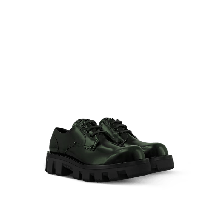 Louis Vuitton LV Checker Derbies Size US 6.5 / EU 39-40 - 2 Thumbnail