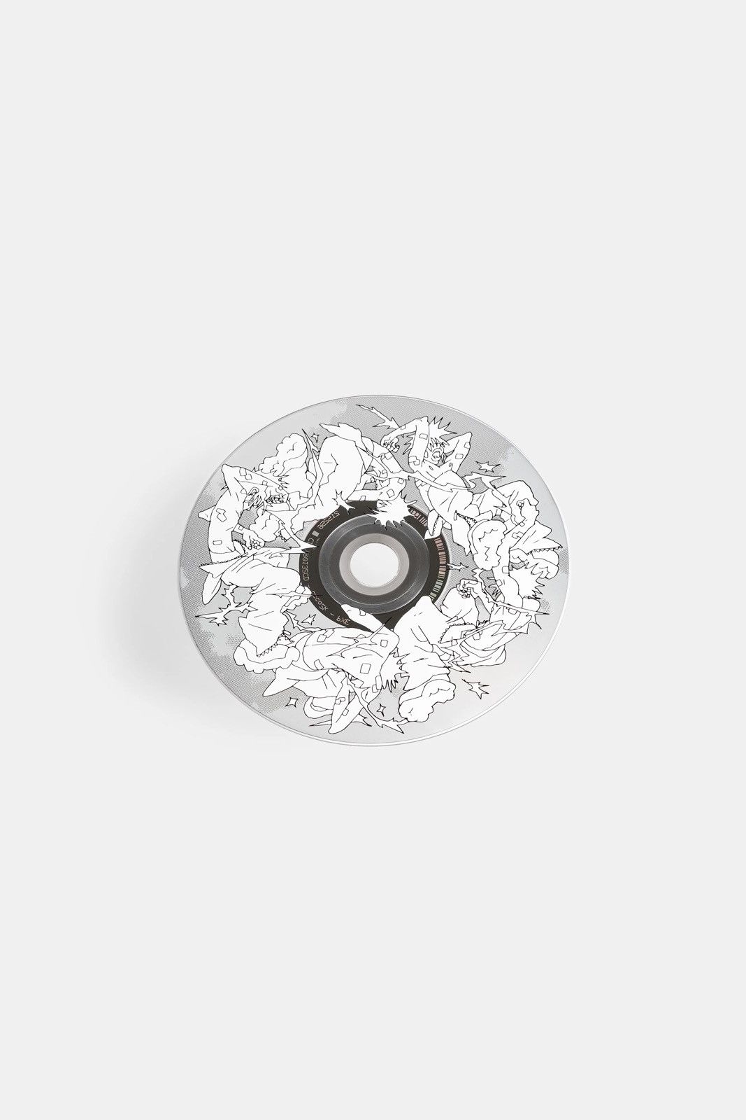 Drain Gang × Sad Boys Ecco2k for Drain Gang PXE CD (1st Burn) + Poster Size ONE SIZE - 6 Thumbnail