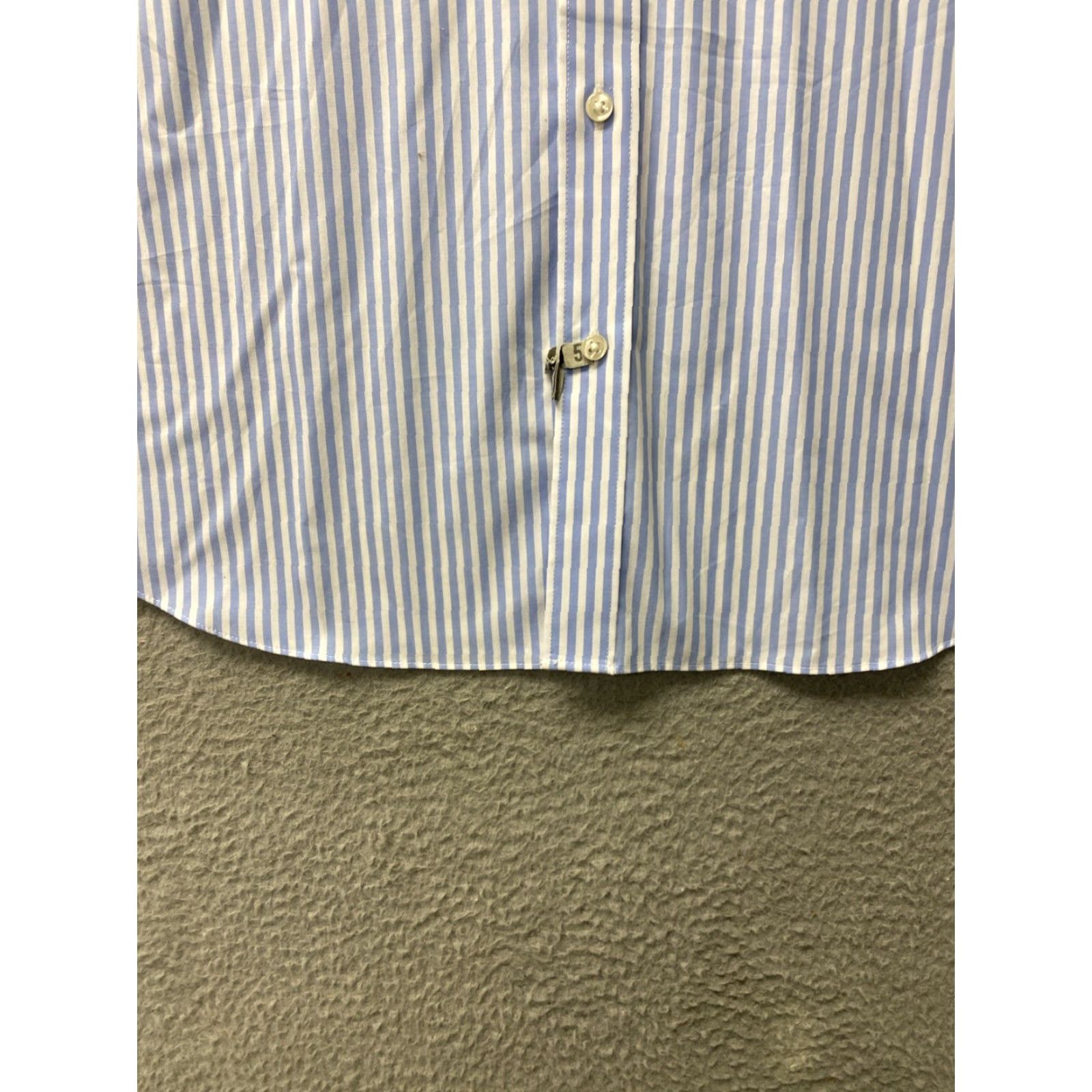 J.Crew VINTAGE J.CREW Men's Button-Up Shirt XL Slim Fit Blue Stripes Long Sleeve Office Casual Size US XL / EU 56 / 4 - 3 Thumbnail