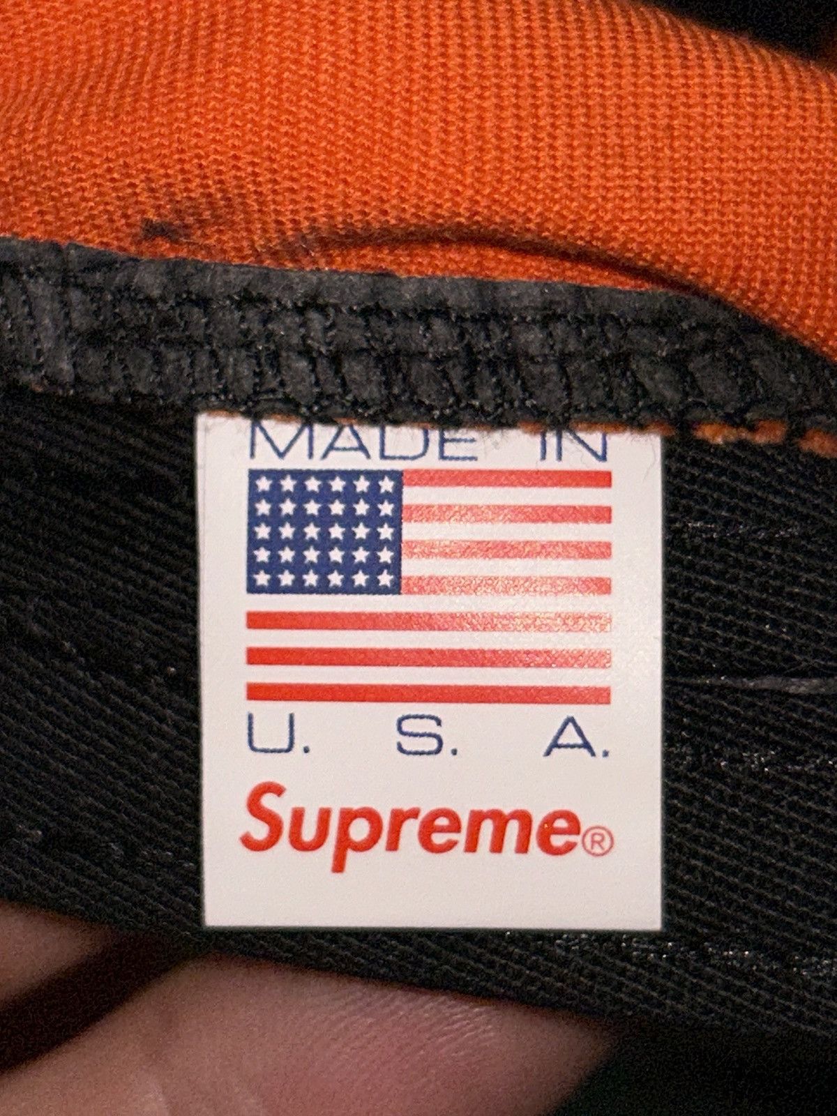 Supreme Supreme Contrast Panel Camp Cap Orange FW18 NEW WITH TAGS Size ONE SIZE - 7 Thumbnail