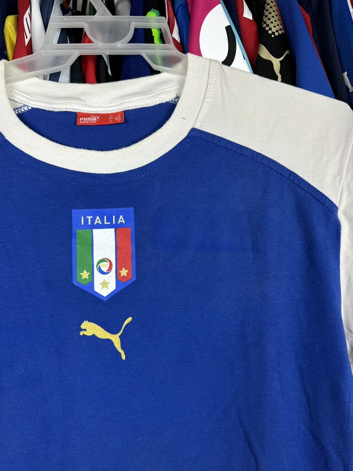 Puma Italia 2006 Puma Football Soccer Shirt jersey cotton sz XL Size US XL / EU 56 / 4 - 4 Thumbnail