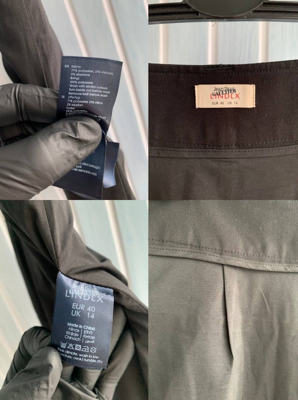 Jean Paul Gaultier Jean Paul Gaultier x Lindex Polyester & Viscose Pencil Skirt Size 32" / US 10 / IT 46 - 22 Thumbnail